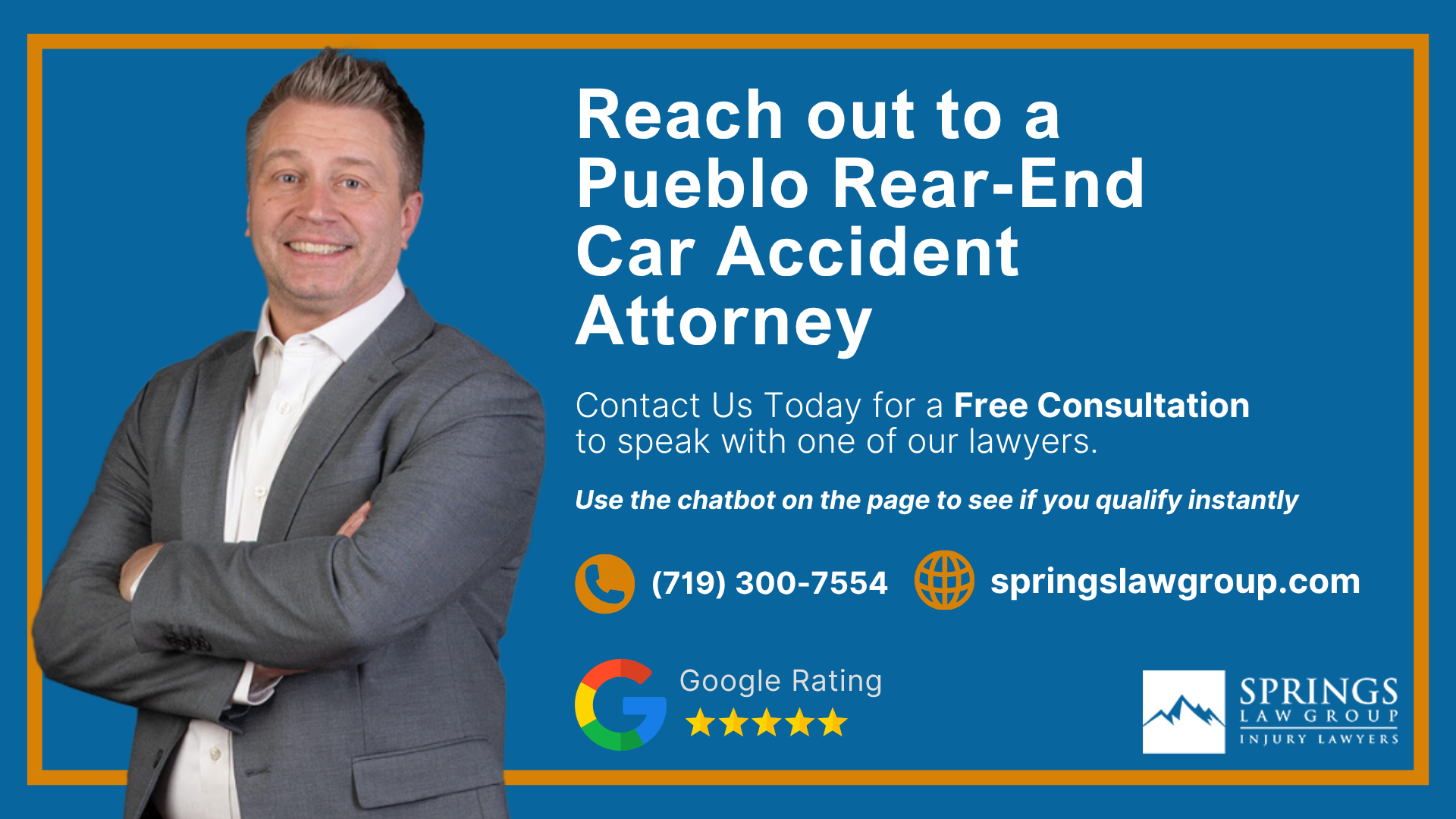 Reach out to a Pueblo Rear-End Car Accident Attorney