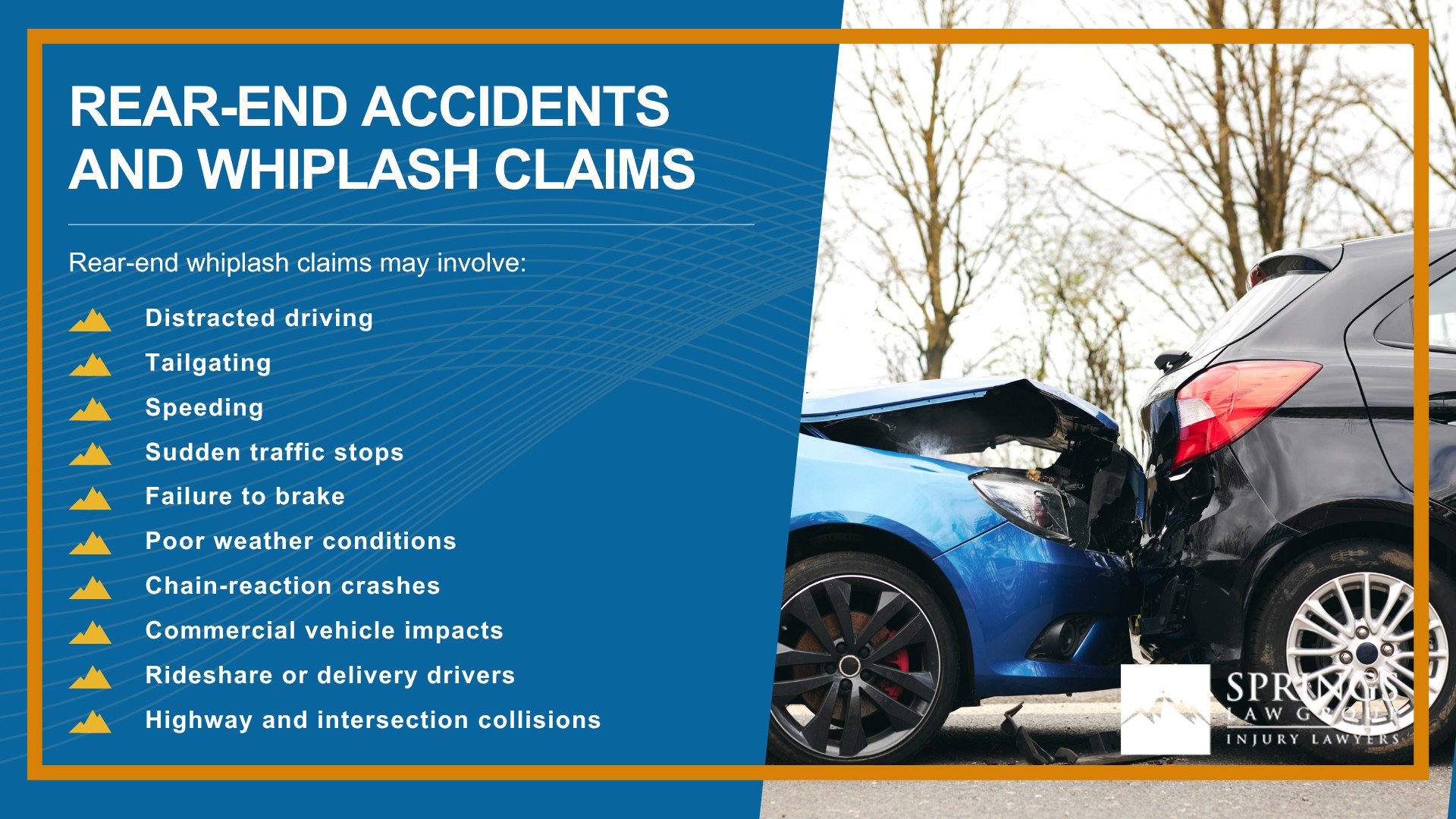What Is Whiplash; How Whiplash Injury Claims Are Different From Other Personal Injury Cases; Common Causes of Whiplash Injuries in Colorado Springs; Rear-End Accidents and Whiplash Claims