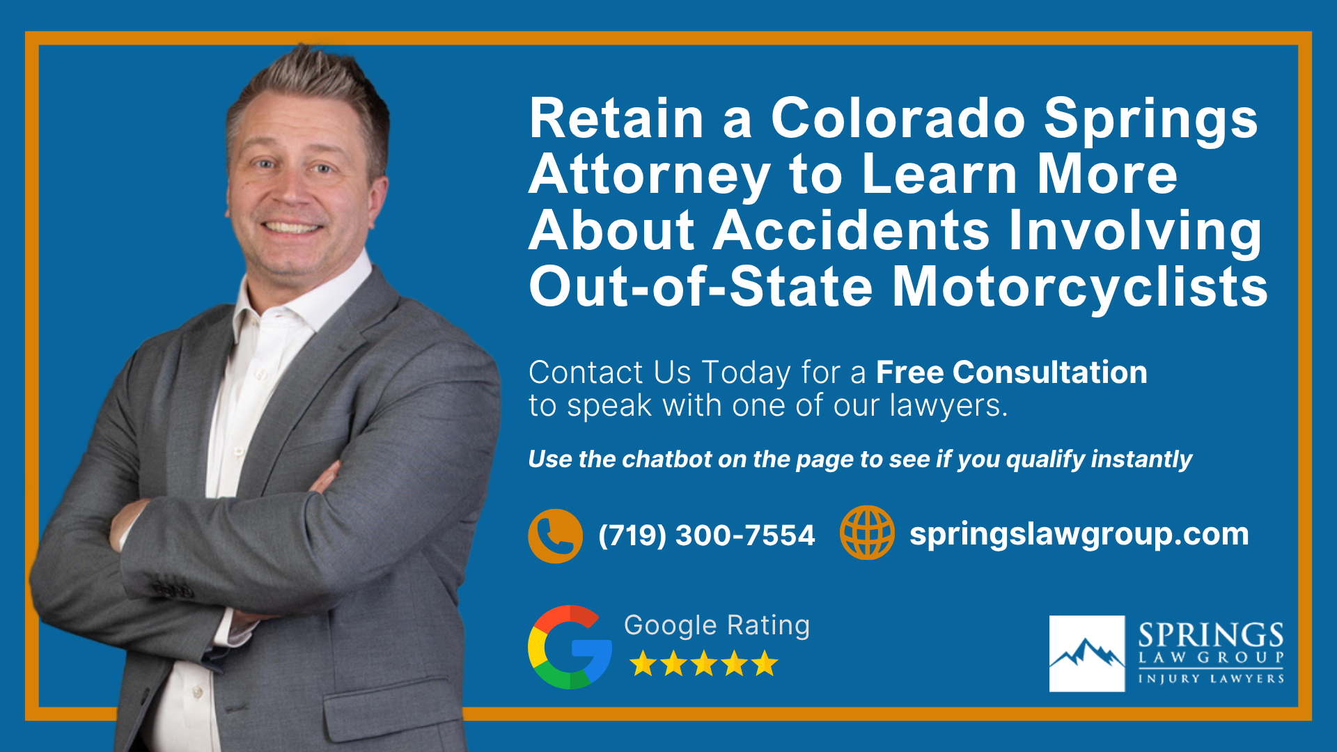 Retain a Colorado Springs Attorney to Learn More About Accidents Involving Out-of-State Motorcyclists