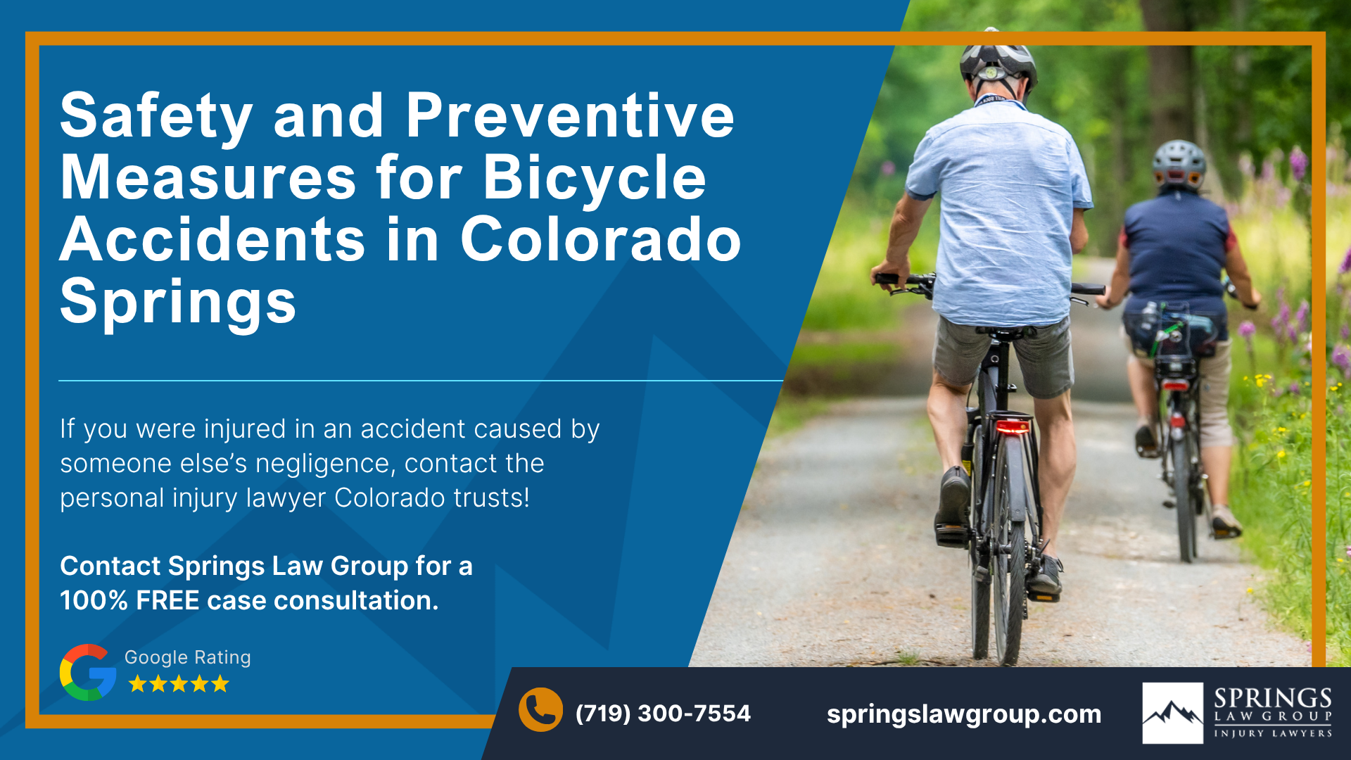 Contact an Attorney to Learn More About the Safety and Preventative Measures for Bike Wrecks in Colorado Springs; Safety and Preventive Measures for Bicycle Accidents in Colorado Springs