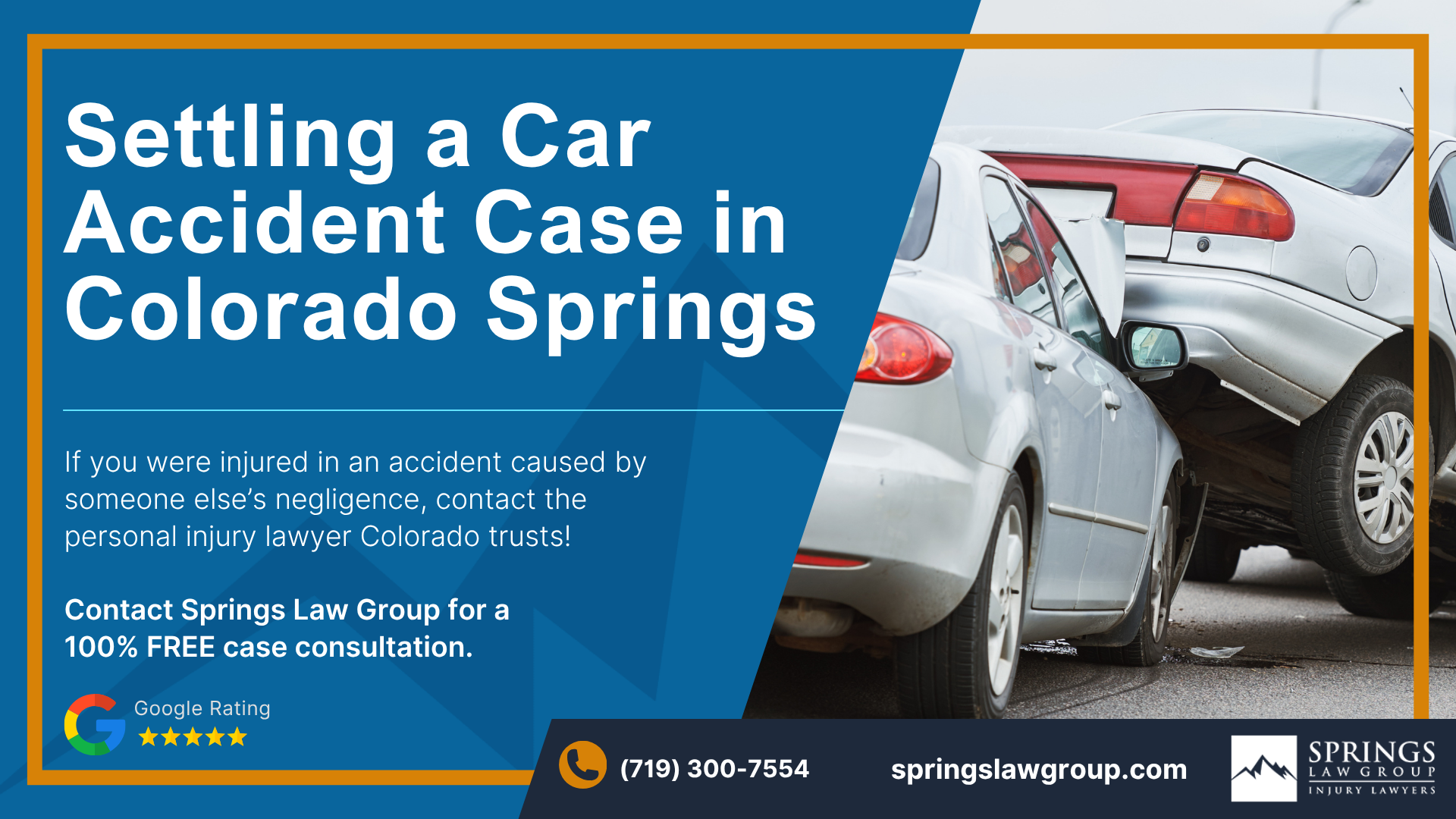 How an Attorney Could Help Settle a Car Crash Case in Colorado Springs; Settling a Car Accident Case in Colorado Springs