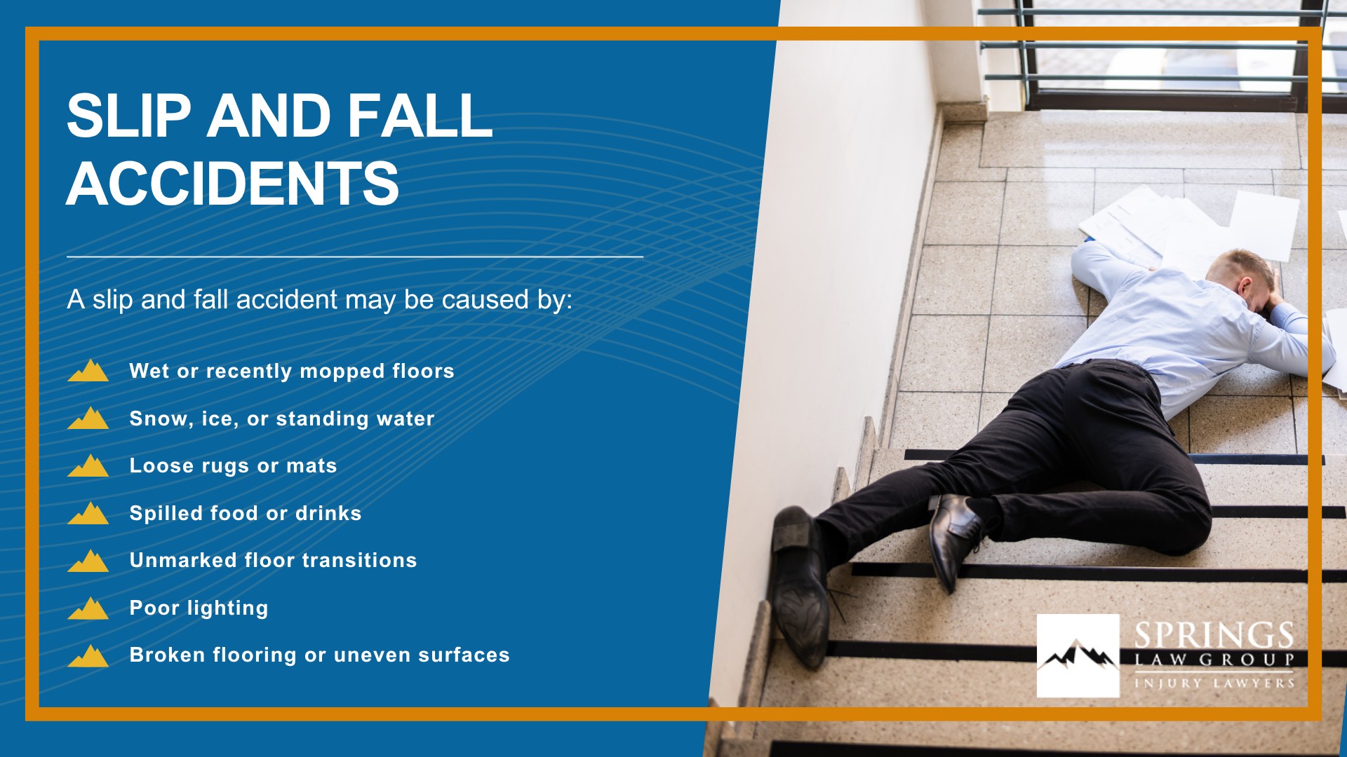 What is Premises Liability in Colorado; Property Owners Have a Duty to Keep Visitors Reasonably Safe; The Colorado Premises Liability Act; Common Premises Liability Accidents; Slip and Fall Accidents