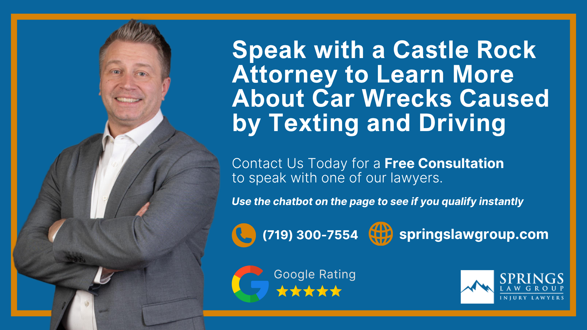 Speak with a Castle Rock Attorney to Learn More About Car Wrecks Caused by Texting and Driving