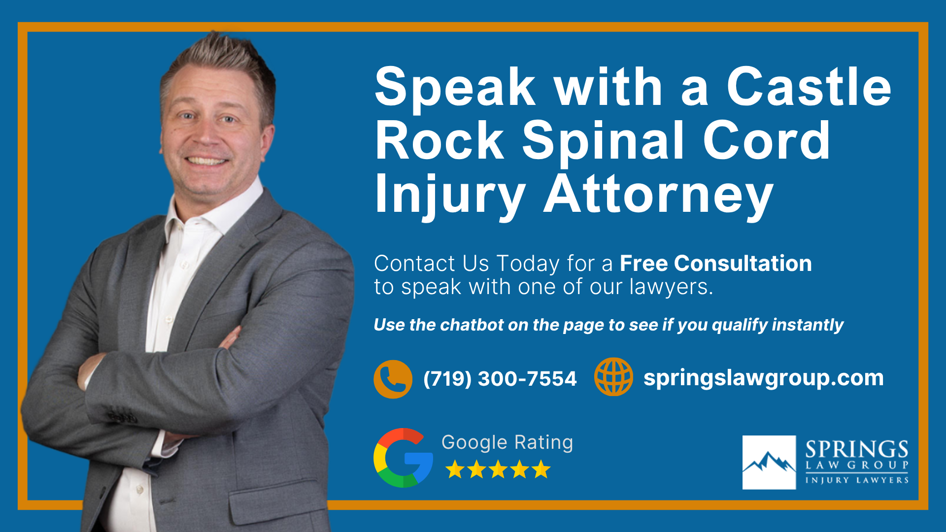 Speak with a Castle Rock Spinal Cord Injury Attorney
