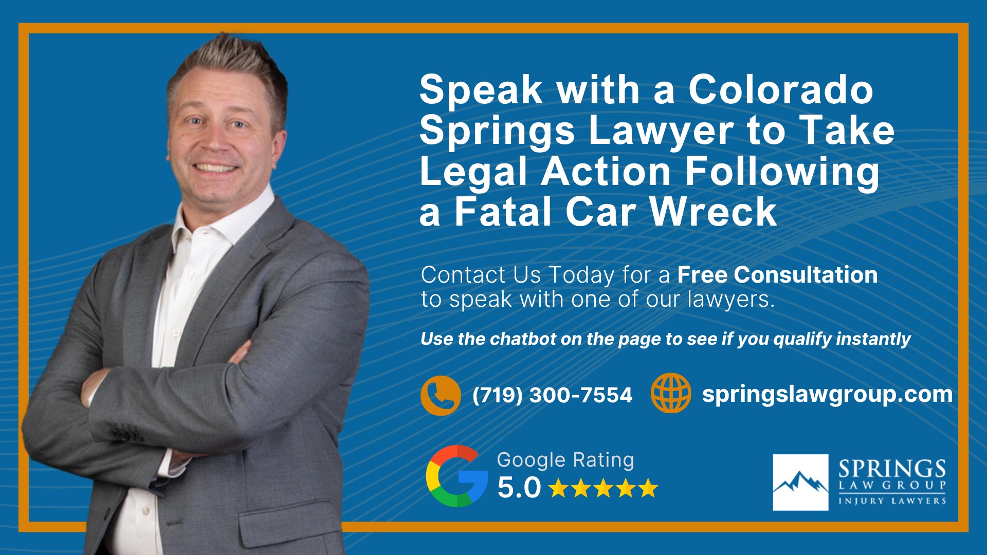 Fatal Car Accidents in Colorado Springs; What To Do After a Fatal Car Accident in Colorado Springs, Colorado; The Legal Process of Fatal Car Accidents in Colorado Springs; When Can You File a Fatal Car Accident Claim in Colorado; How Fatal Car Accidents Occur in Colorado Springs; Types of Injuries That Can Lead to Fatal Outcomes; Who Can Bring a Claim After a Deadly Car Wreck?; Do You Qualify for a Personal Injury Lawsuit; Damages in Fatal Car Accident Cases; Gathering Evidence For Your Claim; Speak with a Colorado Springs Lawyer to Take Legal Action Following a Fatal Car Wreck