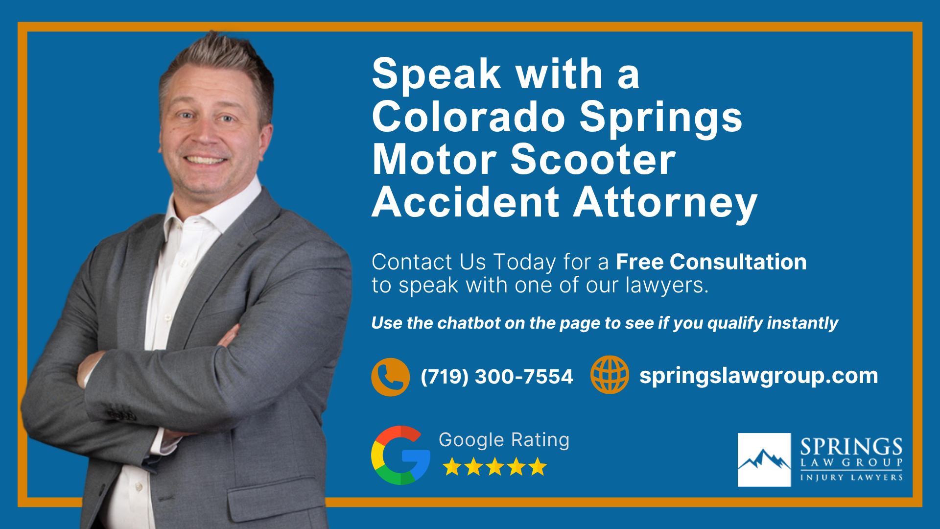 Speak with a Colorado Springs Motor Scooter Accident Attorney