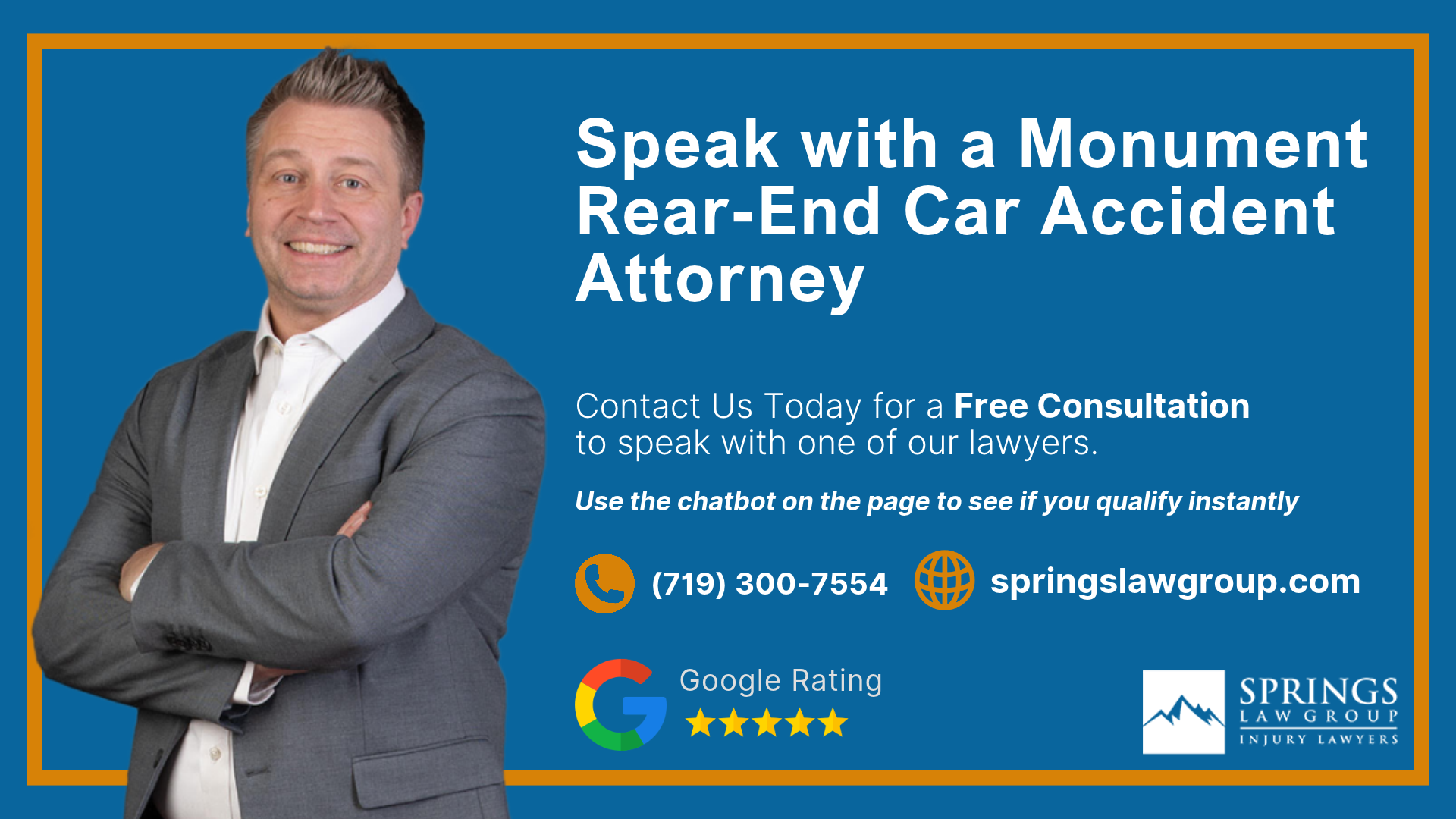 Speak with a Monument Rear-End Car Accident Attorney