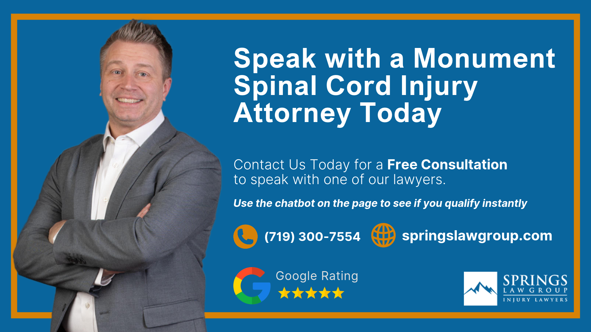Speak with a Monument Spinal Cord Injury Attorney Today