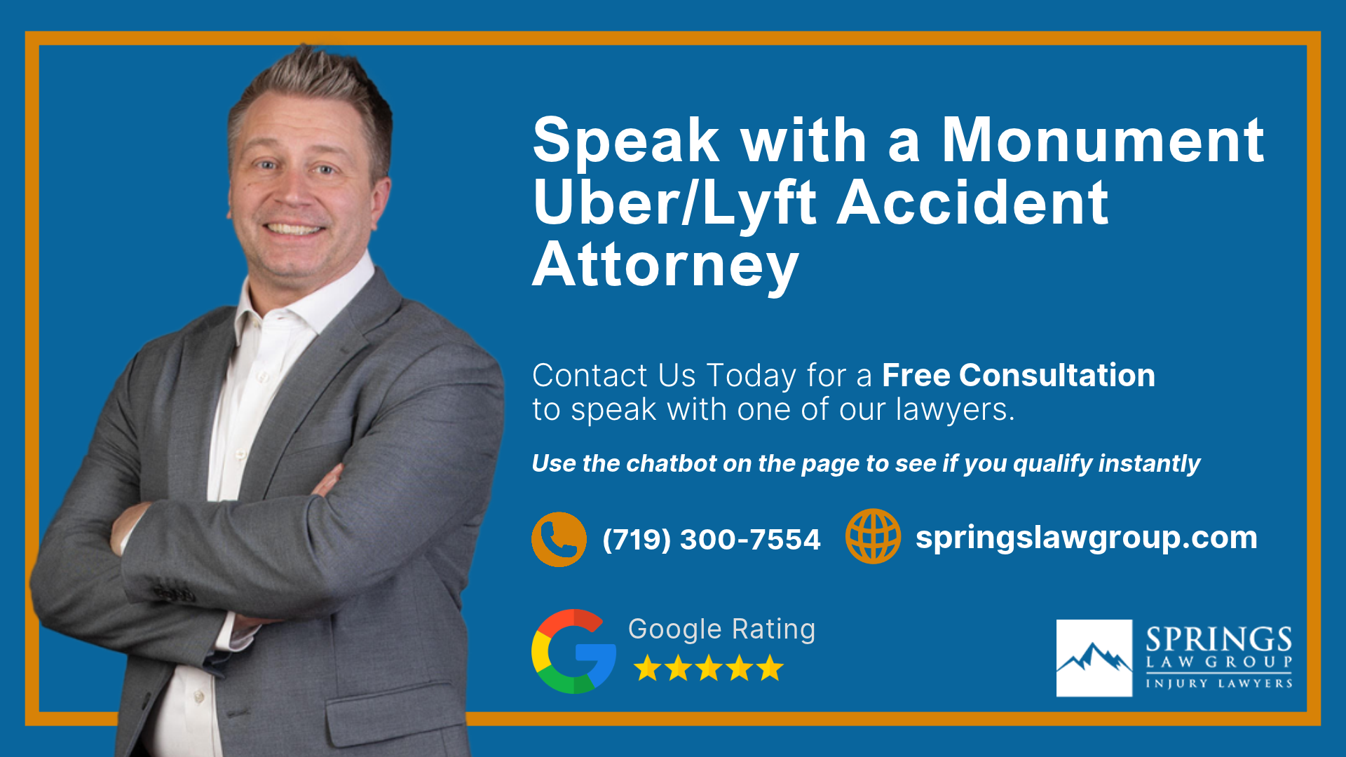 Speak with a Monument Uber/Lyft Accident Attorney