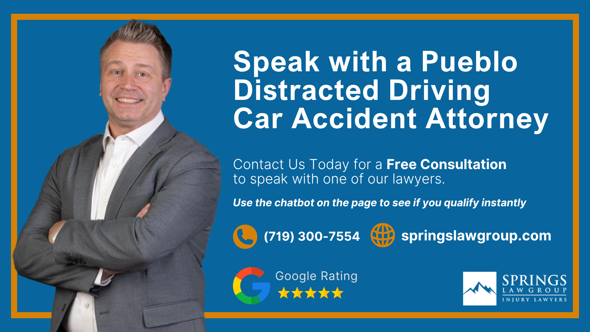 Speak with a Pueblo Distracted Driving Car Accident Attorney