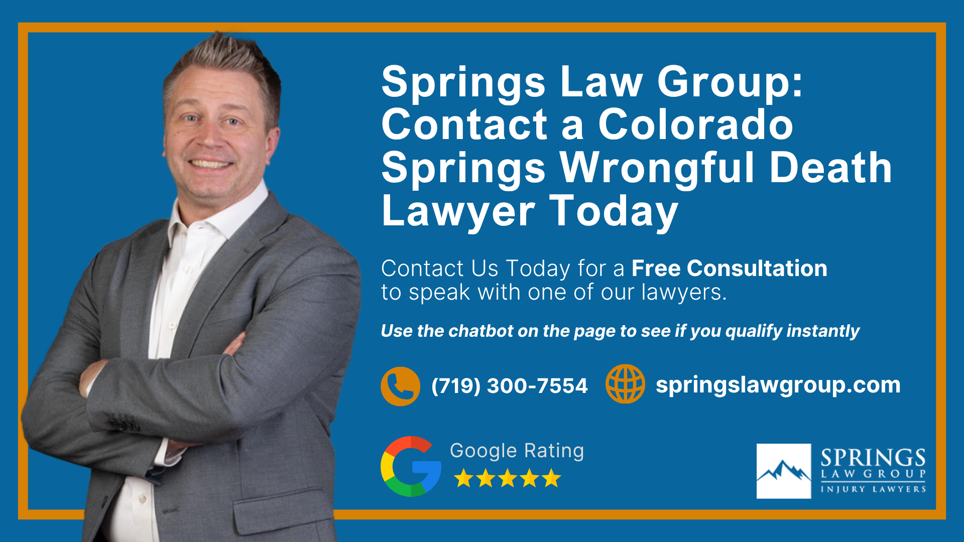When Can a Wrongful Death Claim Be Filed in Colorado; What Is a Wrongful Death Claim; Who Can File a Wrongful Death Claim in Colorado; The Process of Colorado Springs Wrongful Death Cases; What Compensation May Be Available in a Colorado Wrongful Death Case; Damages Available in a Wrongful Death Claim; How Colorado Law Affects Wrongful Death Cases; How Springs Law Group Supports Families During the Legal Process; Evidence in Colorado Wrongful Death Cases; Why Choose Springs Law Group for a Wrongful Death Case in Colorado Springs; Springs Law Group_ Contact a Colorado Springs Wrongful Death Lawyer Today