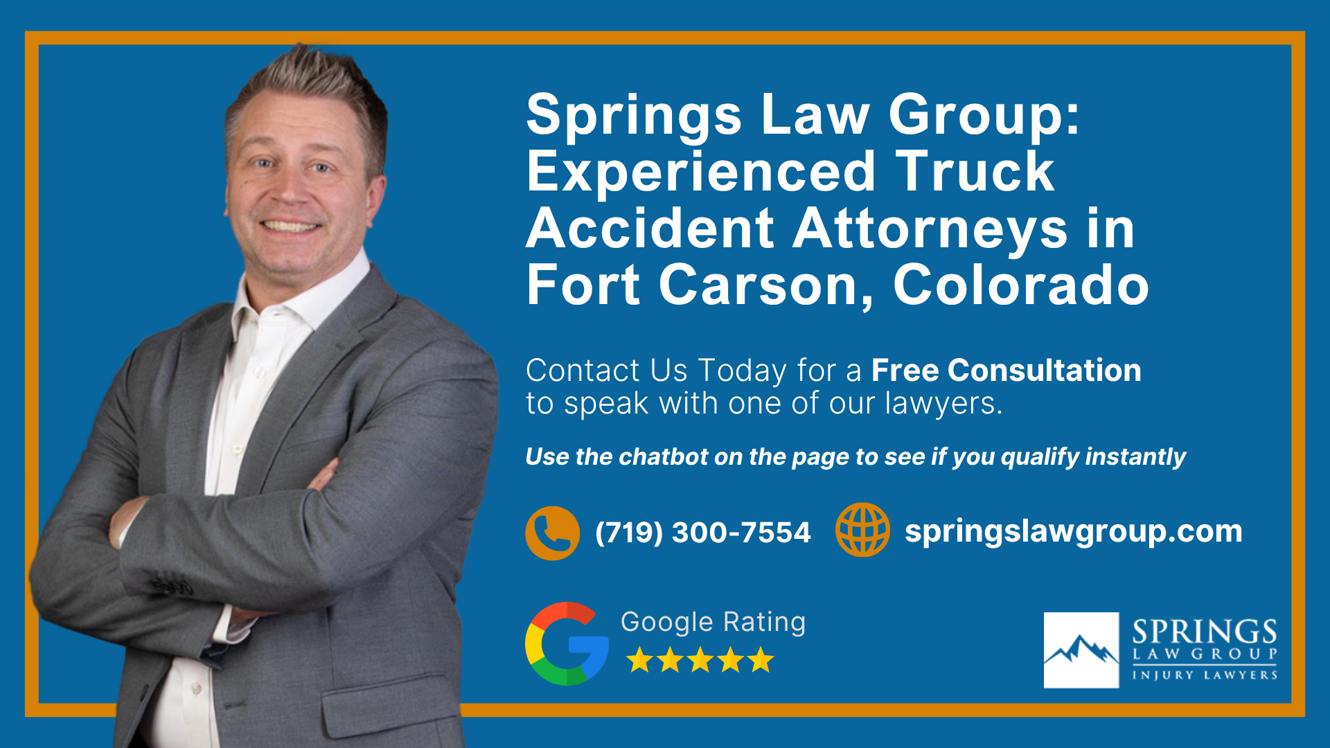Springs Law Group Experienced Truck Accident Attorneys in Fort Carson, Colorado