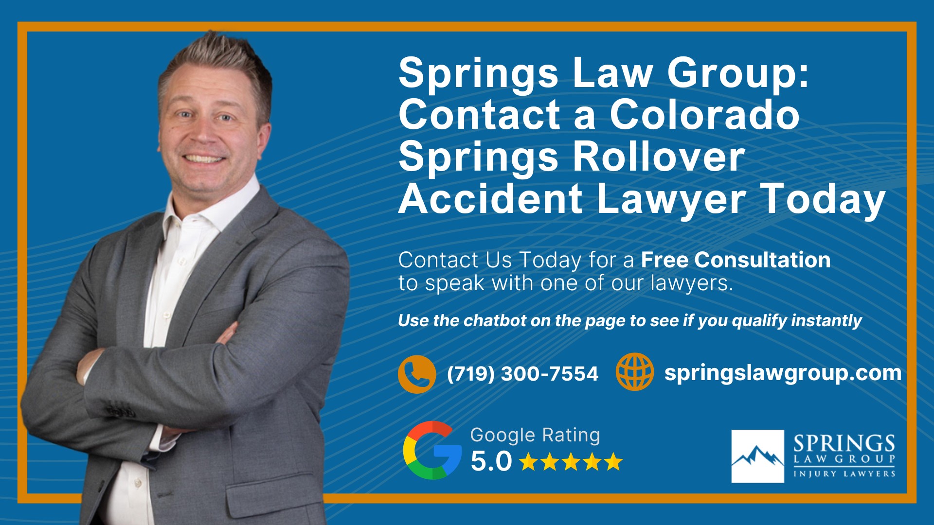 What Is a Rollover Car Accident; Why Rollover Accidents Are Often So Serious; Common Causes of Rollover Car Accidents in Colorado Springs; Single-Vehicle vs. Multi-Vehicle Rollover Accidents; Common Injuries Caused by Rollover Car Accidents; Who Can Be Held Liable for a Rollover Car Accident; How Springs Law Group Investigates Rollover Accident Claims; Evidence That Can Help Prove Fault After a Rollover Crash; What Compensation Can You Recover After a Rollover Car Accident; What to Do After a Rollover Car Accident in Colorado Springs; Springs Law Group_ Contact a Colorado Springs Rollover Accident Lawyer Today