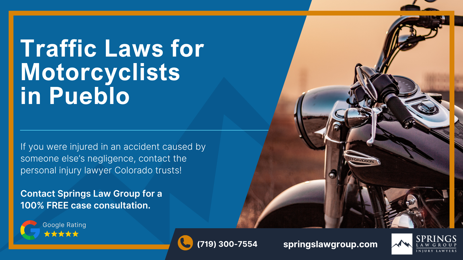 Following Pueblo Traffic Laws Can Be Crucial to a Motorcycle Accident Case; Traffic Laws for Motorcyclists in Pueblo