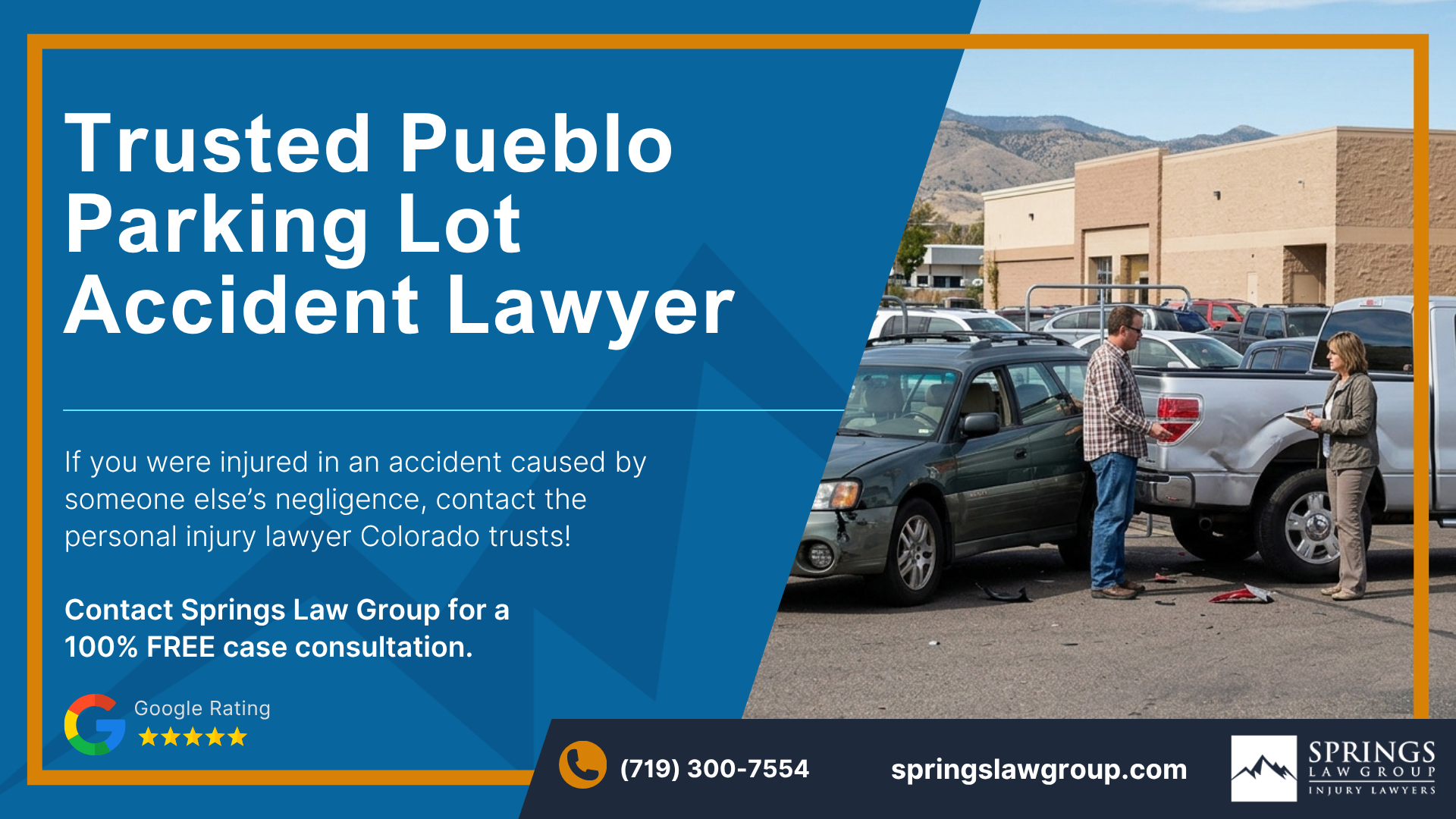 Contact a Pueblo Parking Lot Accident Attorney; Trusted Pueblo Parking Lot Accident Lawyer