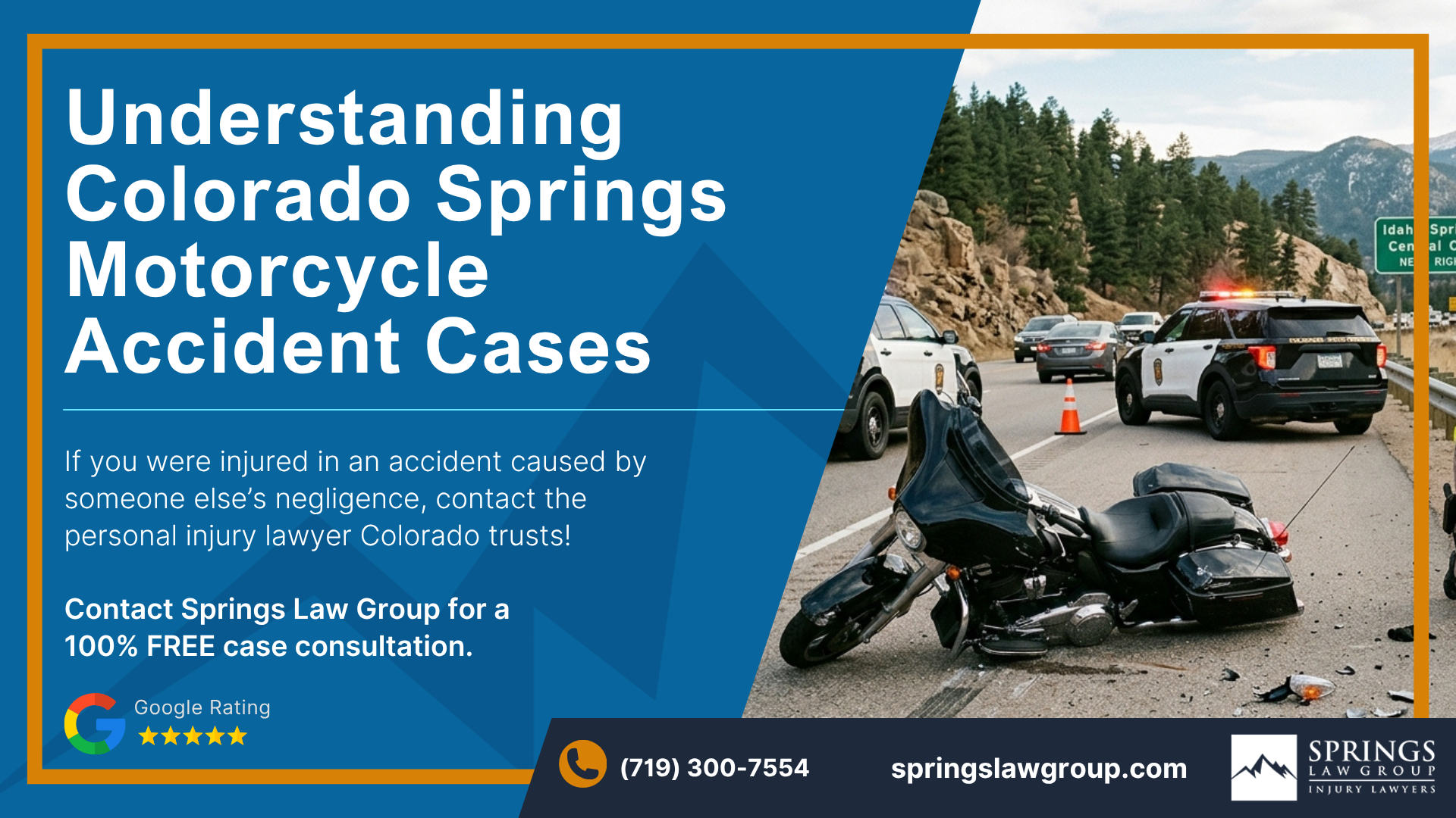 Contact an Attorney for Help Understanding Motorbike Accident Cases in Colorado Springs; Understanding Colorado Springs Motorcycle Accident Cases