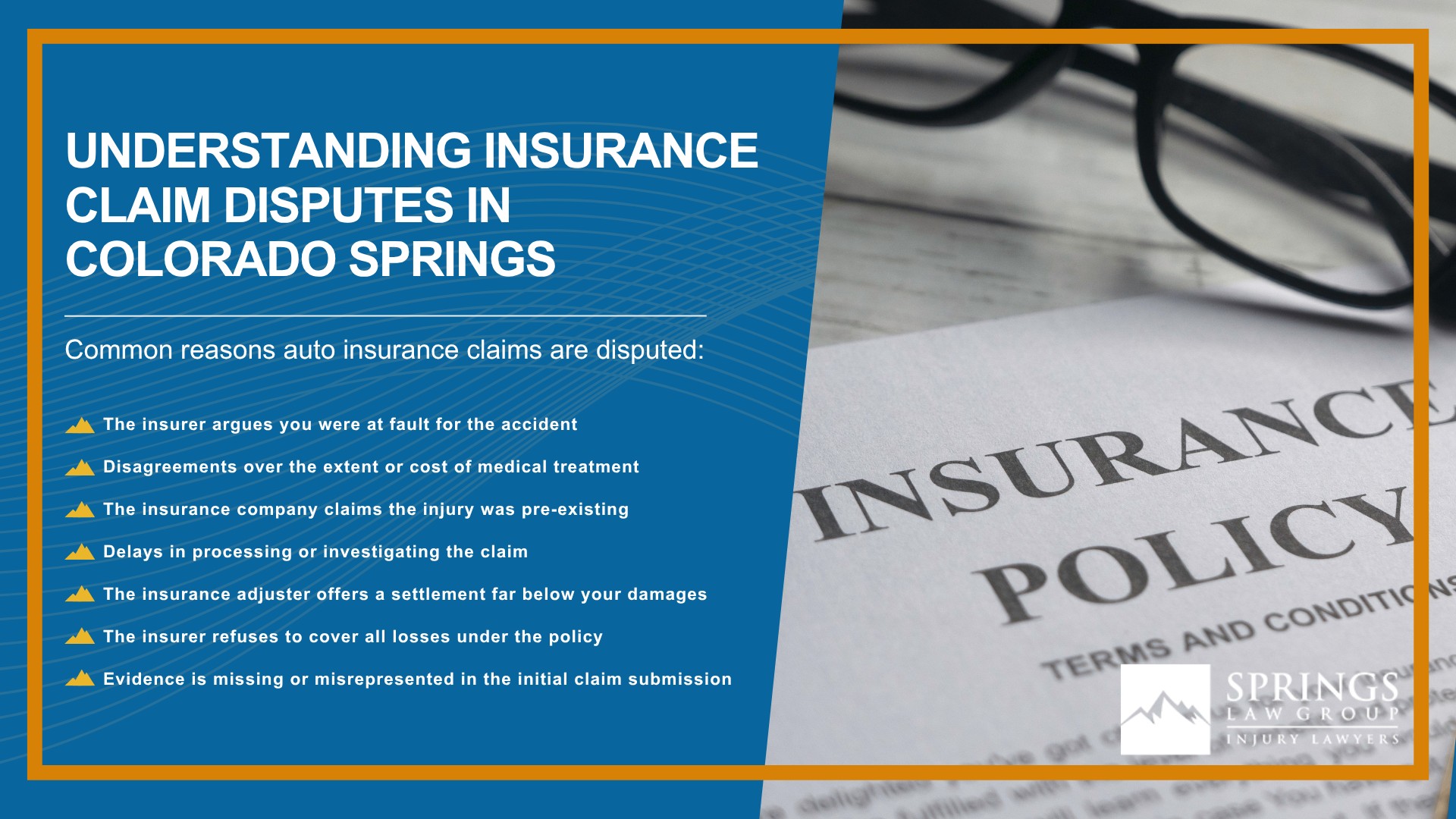 Understanding Insurance Claim Disputes in Colorado Springs
