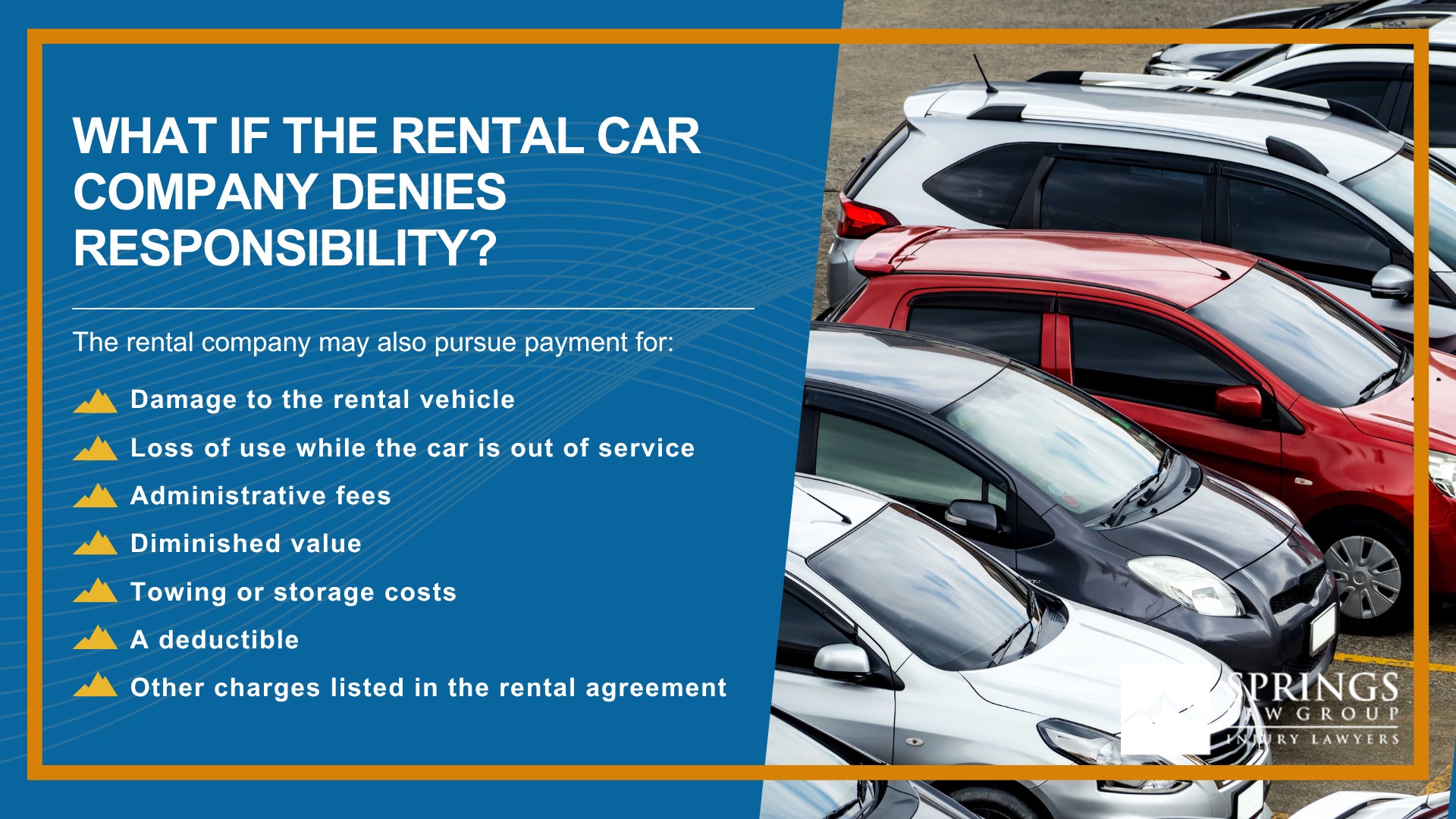 What Makes Interstate Accidents Different From Other Car Accidents; Common Causes of Interstate Accidents in Colorado Springs; Interstate Accidents on I-25, Highway 24, and Other Major Colorado Roadways; What Makes Rental Car Accident Claims Different; Common Causes of Rental Car Accidents in Colorado Springs; Who Can Be Held Liable for a Rental Car Accident; What If the Rental Car Driver Caused the Crash; What If You Were Driving the Rental Car; How Rental Car Insurance Coverage Works After an Accident; Does Your Personal Auto Insurance Cover a Rental Car Accident; Can Credit Card Rental Car Coverage Apply After a Crash; What If the Rental Car Company Denies Responsibility