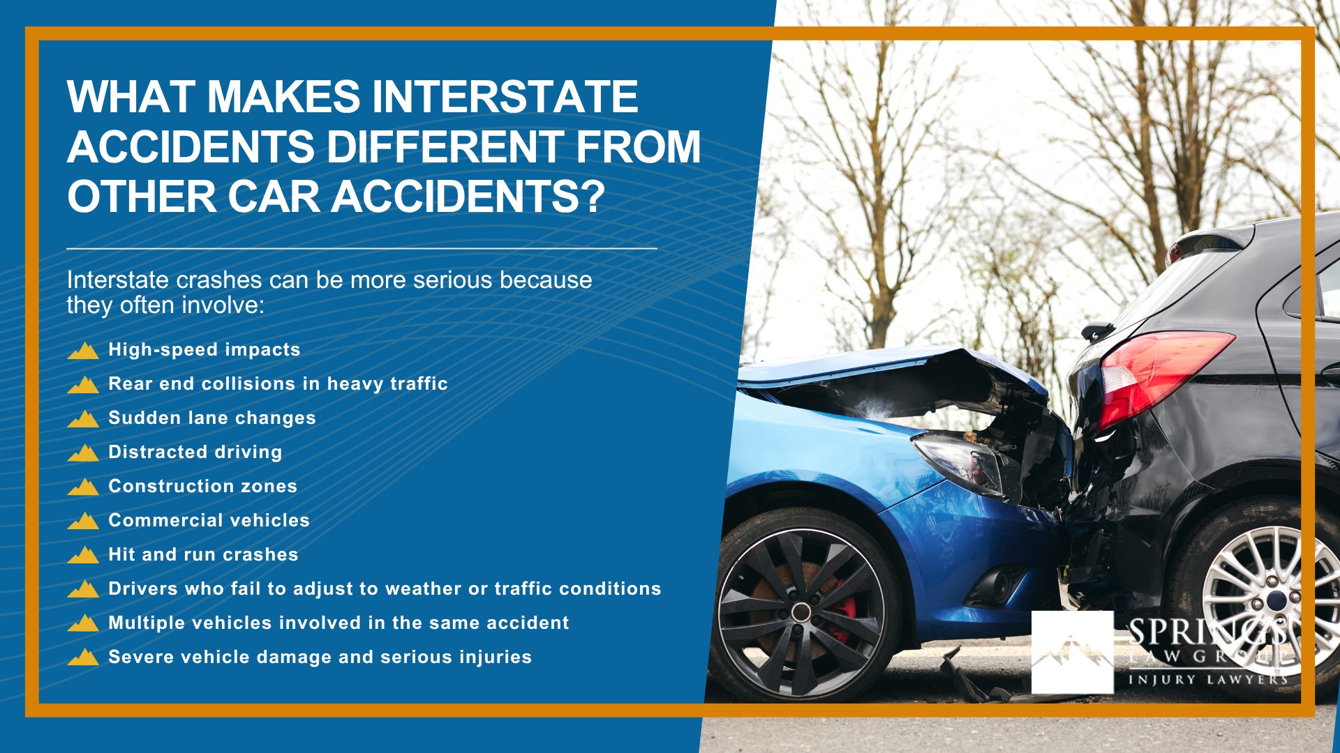 What Makes Interstate Accidents Different From Other Car Accidents