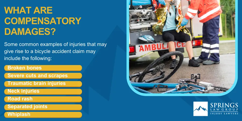 Colorado Springs Bicycle Accident Lawyer; Obligations Of Bicyclists And Motorists; Recoverable Damages In Colorado Springs Bicycle Accidents; What are Compensatory Damages
