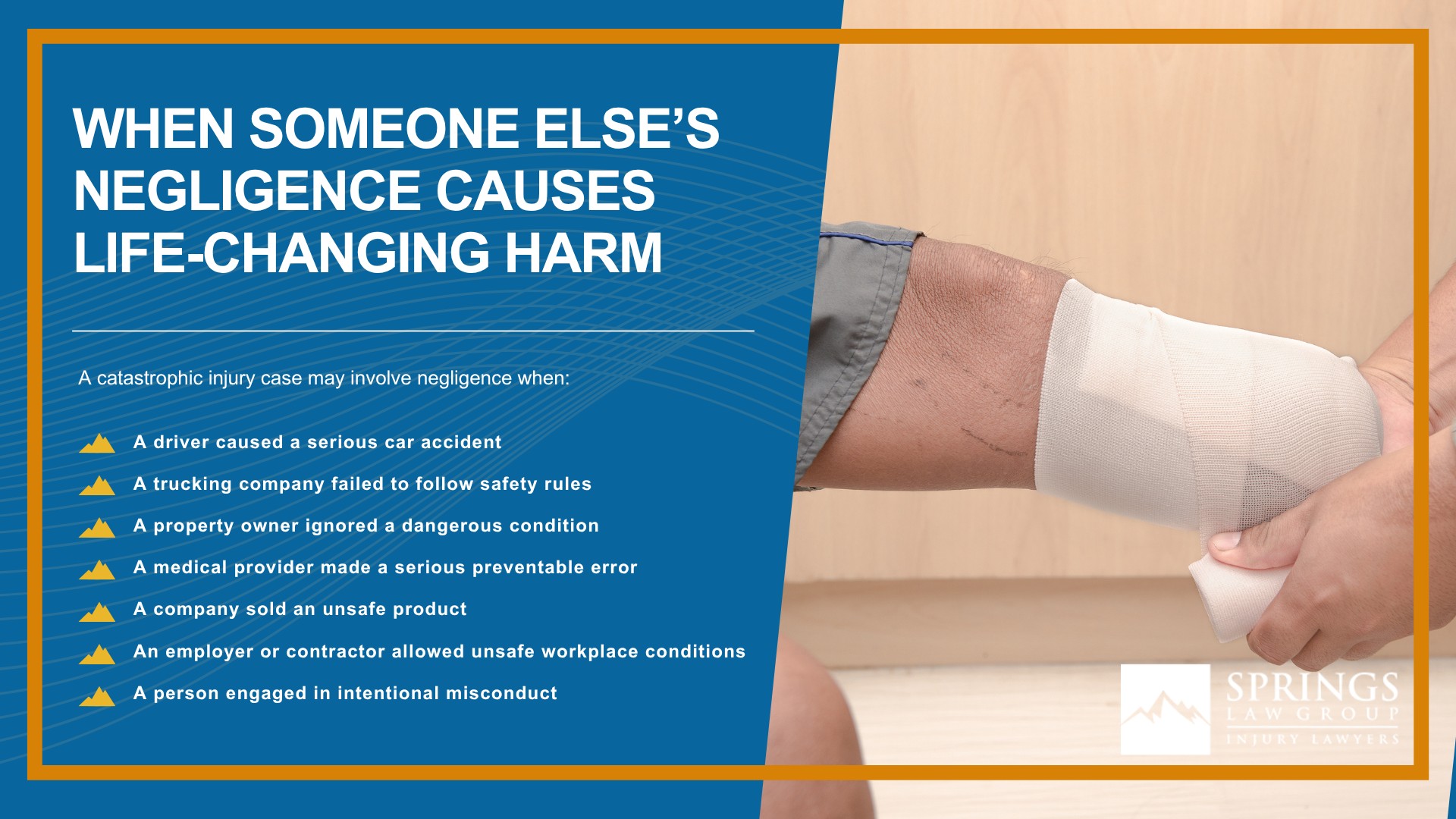 What Is a Catastrophic Injury Claim; Catastrophic Injuries Can Affect Your Health, Work, and Future; When Someone Else’s Negligence Causes Life-Changing Harm