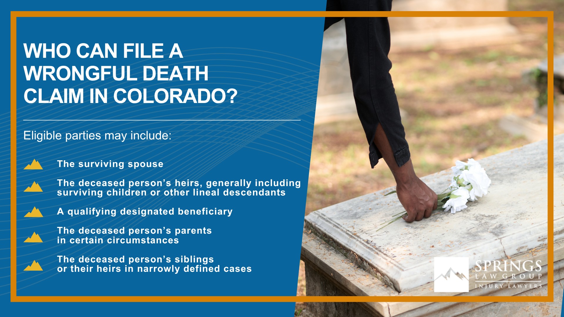 When Can a Wrongful Death Claim Be Filed in Colorado; What Is a Wrongful Death Claim; Who Can File a Wrongful Death Claim in Colorado
