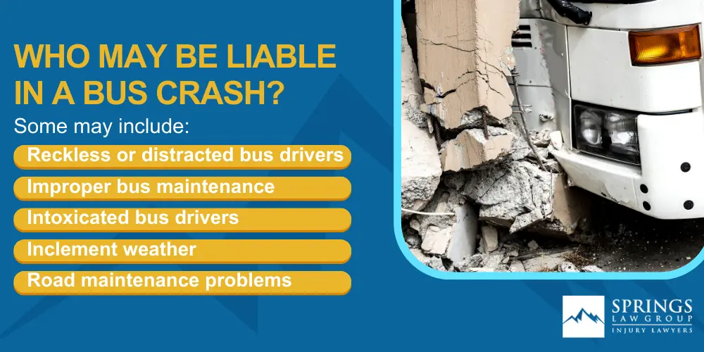 Monument Bus Accident Lawyer; Who May Be Liable In A Bus Crash