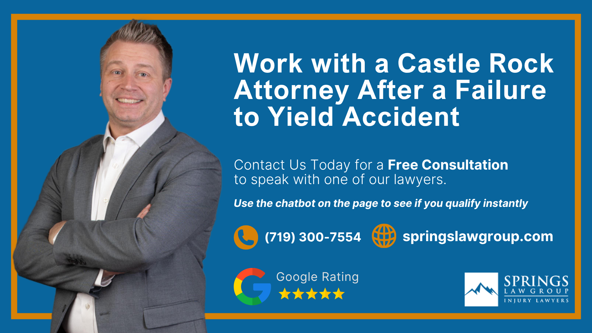 Filing a Car Accident Case in Castle Rock; Work with a Castle Rock Attorney After a Failure to Yield Accident