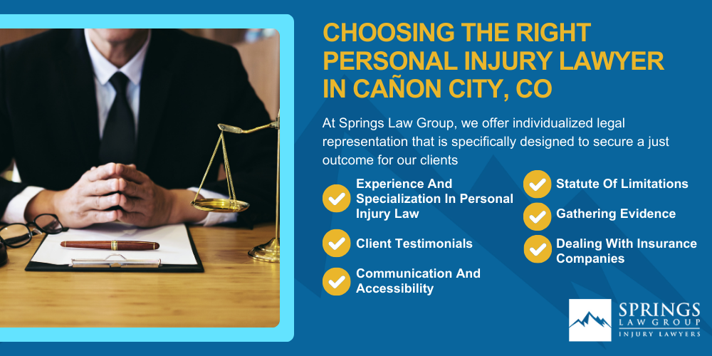 Hiring A Personal Injury Lawyer In Cañon City, Colorado (CO); Types Of Personal Injury Cases In Cañon City, Colorado (CO); Choosing The Right Personal Injury Lawyer In Cañon City, CO
