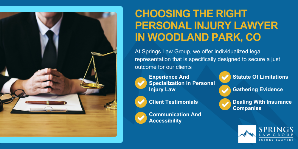 Hiring A Personal Injury Lawyer In Woodland Park, Colorado (CO); Types Of Personal Injury Cases In Woodland Park, Colorado (CO); Choosing The Right Personal Injury Lawyer In Woodland Park, CO