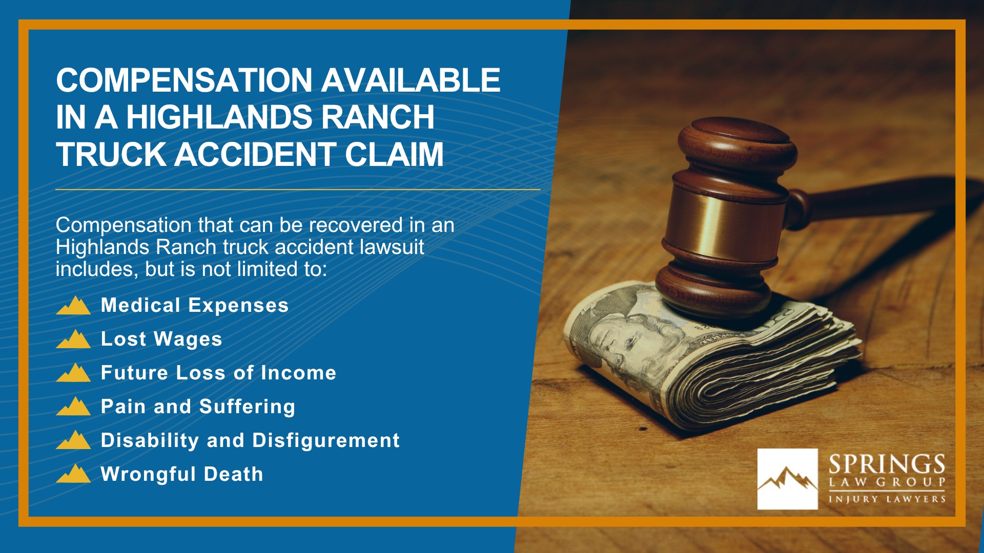Types of Truck Accidents We Handle in Highlands Ranch, Colorado (CO); Common Causes of Trucking Accidents in Highlands Ranch, Colorado (CO); Common Injuries Sustained in Highlands Ranch Truck Accidents; Liability in Trucking Accidents in Highlands Ranch, Colorado; Compensation Available in a Highlands Ranch Truck Accident Claim