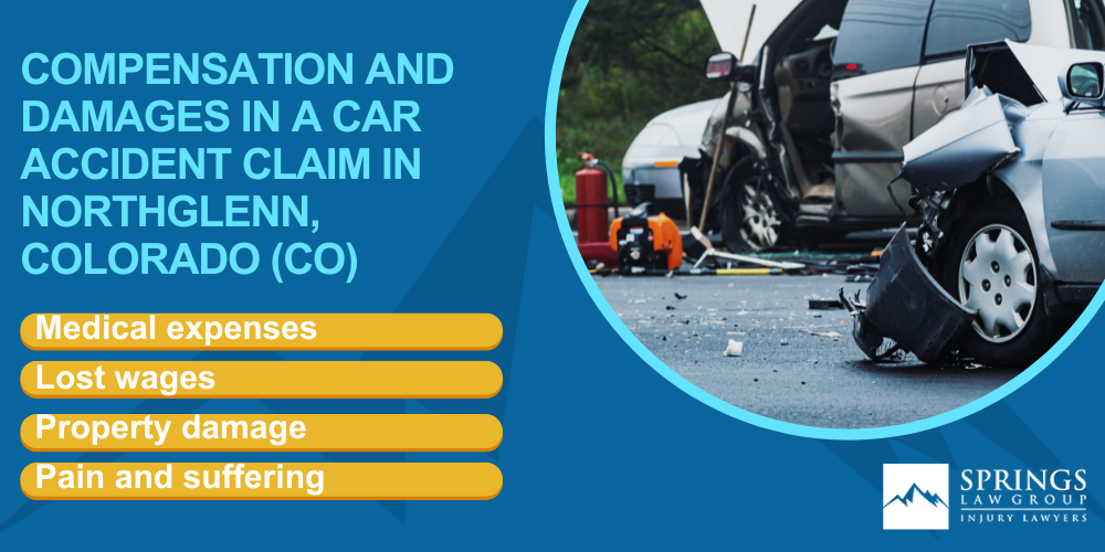 Why Hire a Northglenn Car Accident Lawyer; Types of Car Accident Claims in Northglenn, Colorado (CO); Understanding Negligence in Northglenn Car Accidents; What To Do After A Car Accident In Palmer Lake; Compensation and Damages in a Car Accident Claim in Northglenn, Colorado (CO)
