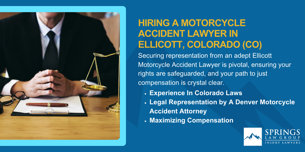Hiring A Motorcycle Accident Lawyer In Ellicott, Colorado (CO)