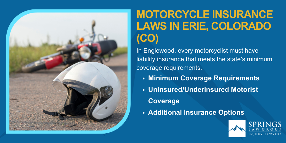 Hiring A Motorcycle Accident Lawyer In Erie, Colorado (CO); Types Of Motorcycle Accidents In Erie, Colorado (CO); Motorcycle Insurance Laws In Erie, Colorado (CO)