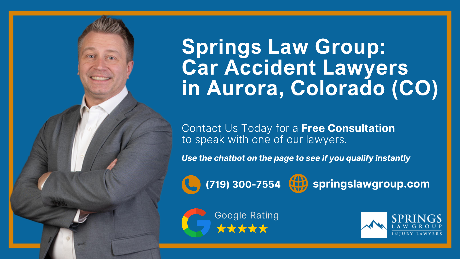 Aurora Car Accident Lawyer; Why Hire an Aurora Car Accident Lawyer; Types of Car Accident Claims in Aurora, Colorado (CO); Understanding Negligence in Aurora Car Accidents; What To Do After A Car Accident In Aurora; Compensation and Damages in a Car Accident Claim in Aurora, Colorado (CO); How An Aurora Car Accident Lawyer Can Help; Springs Law Group_ Car Accident Lawyers in Aurora, Colorado (CO);