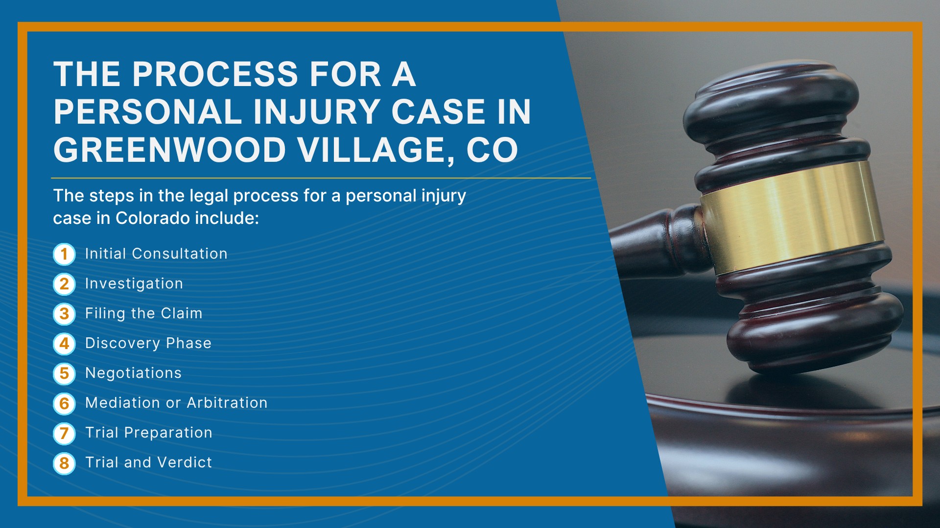 Meet Our Greenwood Village Personal Injury Lawyers; Christopher Nicolaysen_ Personal Injury Lawyer; Types Of Personal Injury Cases In Greenwood Village, Colorado; Do You Qualify for a Personal Injury Lawsuit; Gathering Evidence for a Personal Injury Case; Common Damages in Personal Injury Lawsuits; What To Do Immediately After a Personal Injury in Greenwood Village; The Process for a Personal Injury Case in Greenwood Village, CO