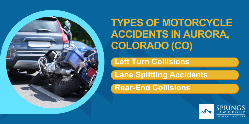 Hiring A Motorcycle Accident Lawyer In Aurora, Colorado (CO); Types Of Motorcycle Accidents In Aurora, Colorado (CO)