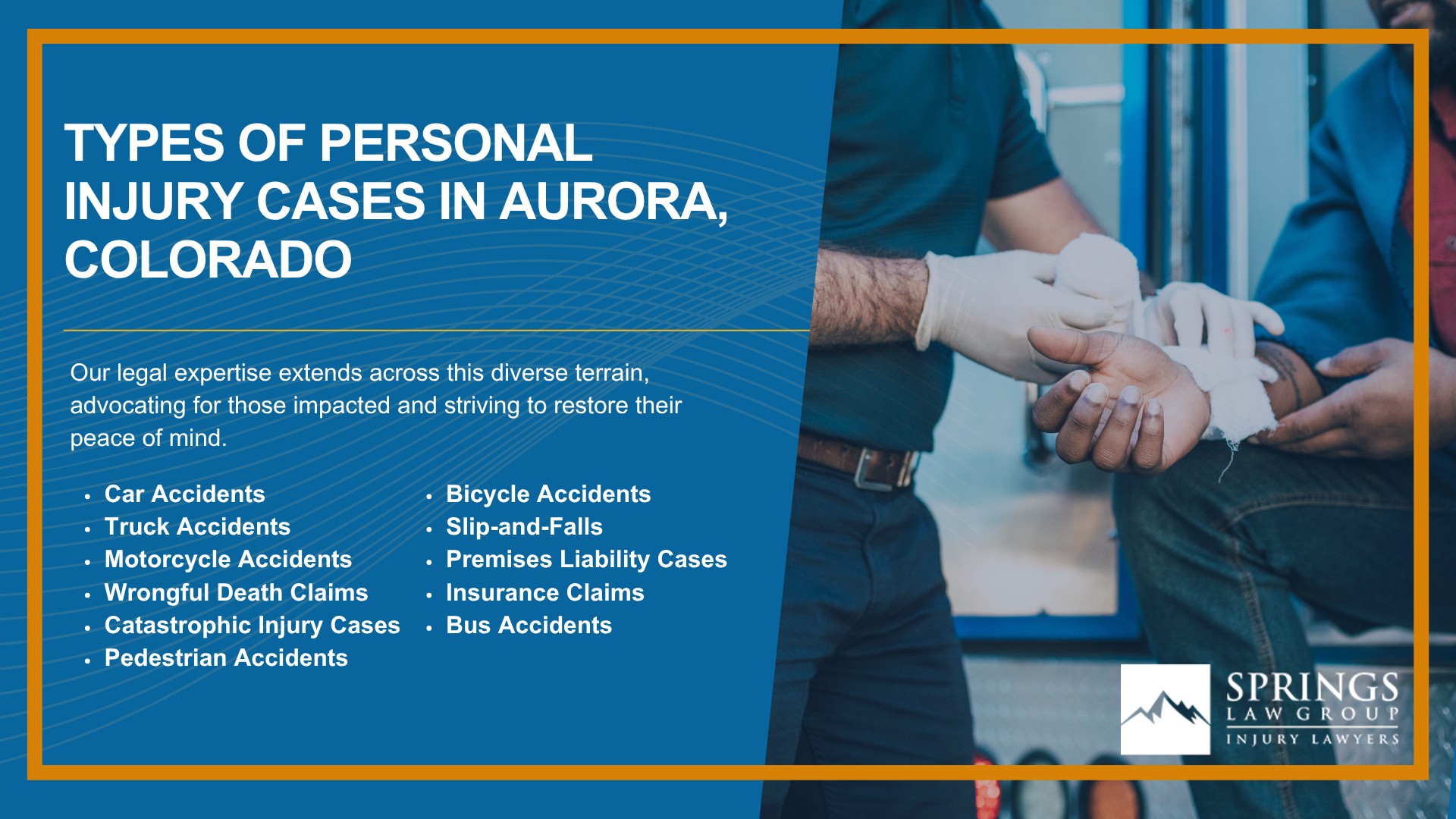 Types Of Personal Injury Cases In Aurora, Colorado