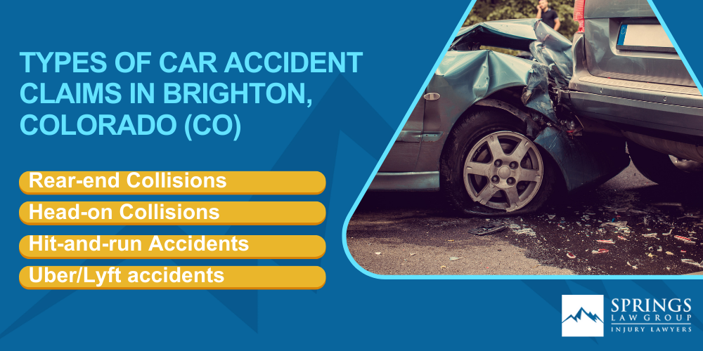 Brighton Car Accident Lawyer; Why Hire a Brighton Car Accident Lawyer; Types of Car Accident Claims in Brighton, Colorado (CO)