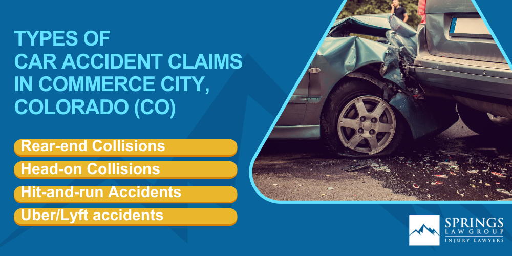 Commerce City Car Accident Lawyer; Why Hire a Commerce City Car Accident Lawyer; Types of Car Accident Claims in Commerce City, Colorado (CO)