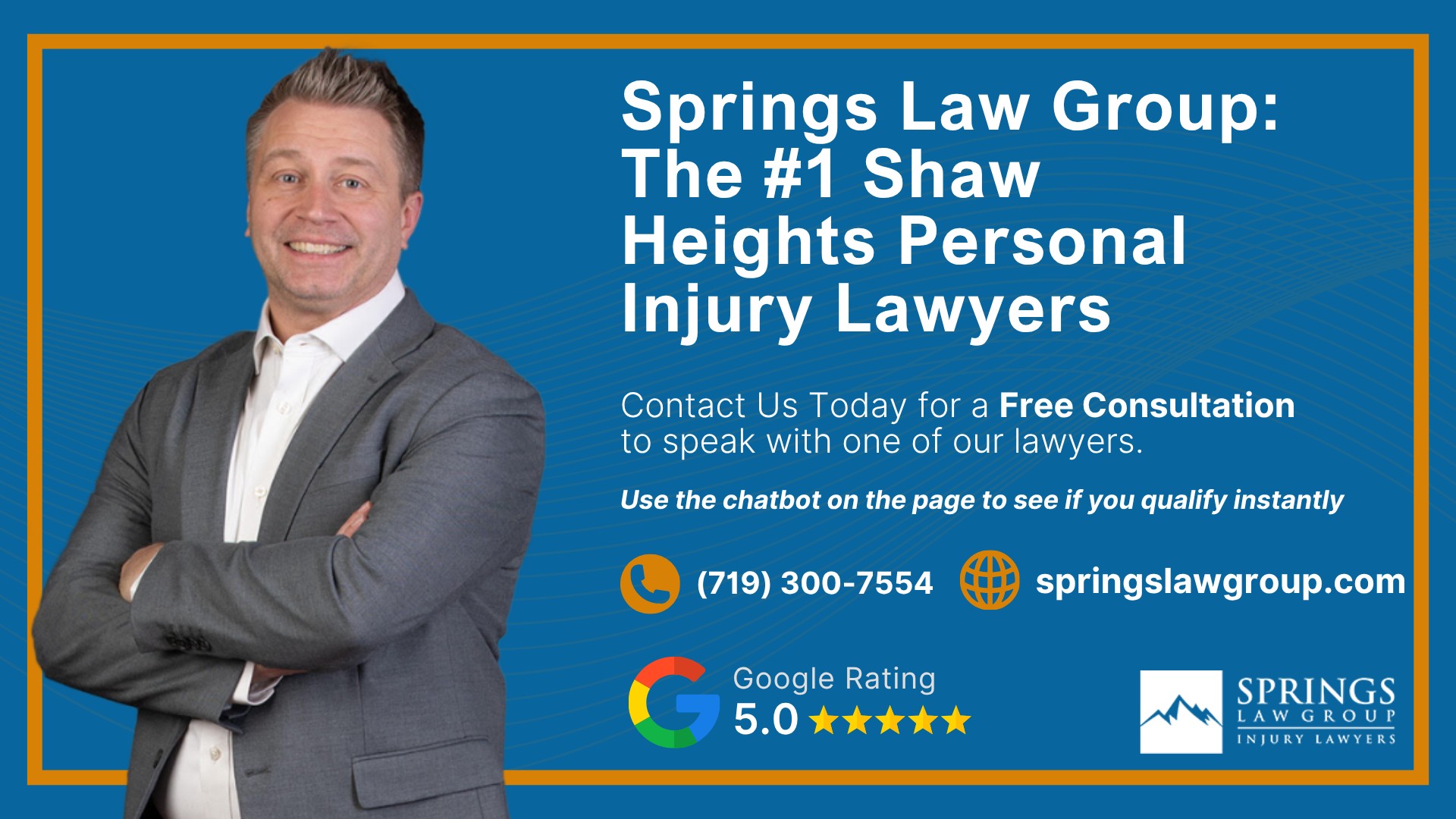 Types Of Personal Injury Cases In Shaw Heights, Colorado; Do You Qualify for a Personal Injury Lawsuit; Gathering Evidence for a Personal Injury Case; Common Damages in Personal Injury Lawsuits; What To Do Immediately After a Personal Injury in Shaw Heights; The Process for a Personal Injury Case in Shaw Heights, CO; Springs Law Group_ The #1 Shaw Heights Personal Injury Lawyers