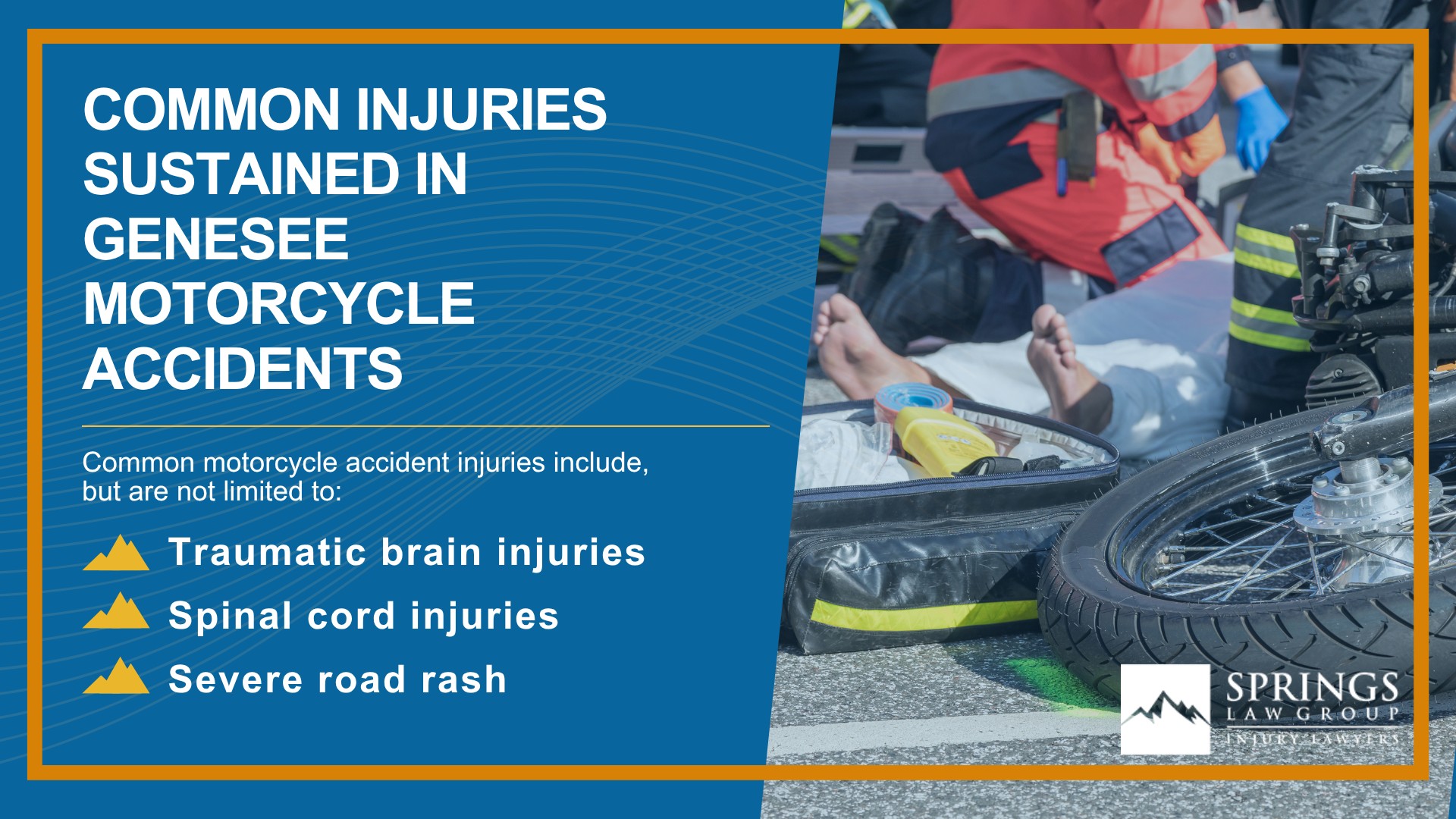 Hiring a Motorcycle Accident Lawyer in Genesee, Colorado (CO); Types of Motorcycle Accidents in Genesee, Colorado (CO); Motorcycle Insurance Laws in Genesee, Colorado (CO); Navigating the Claims Process After a Motorcycle Accident in Genesee, Colorado (CO); Common Injuries Sustained in Genesee Motorcycle Accidents