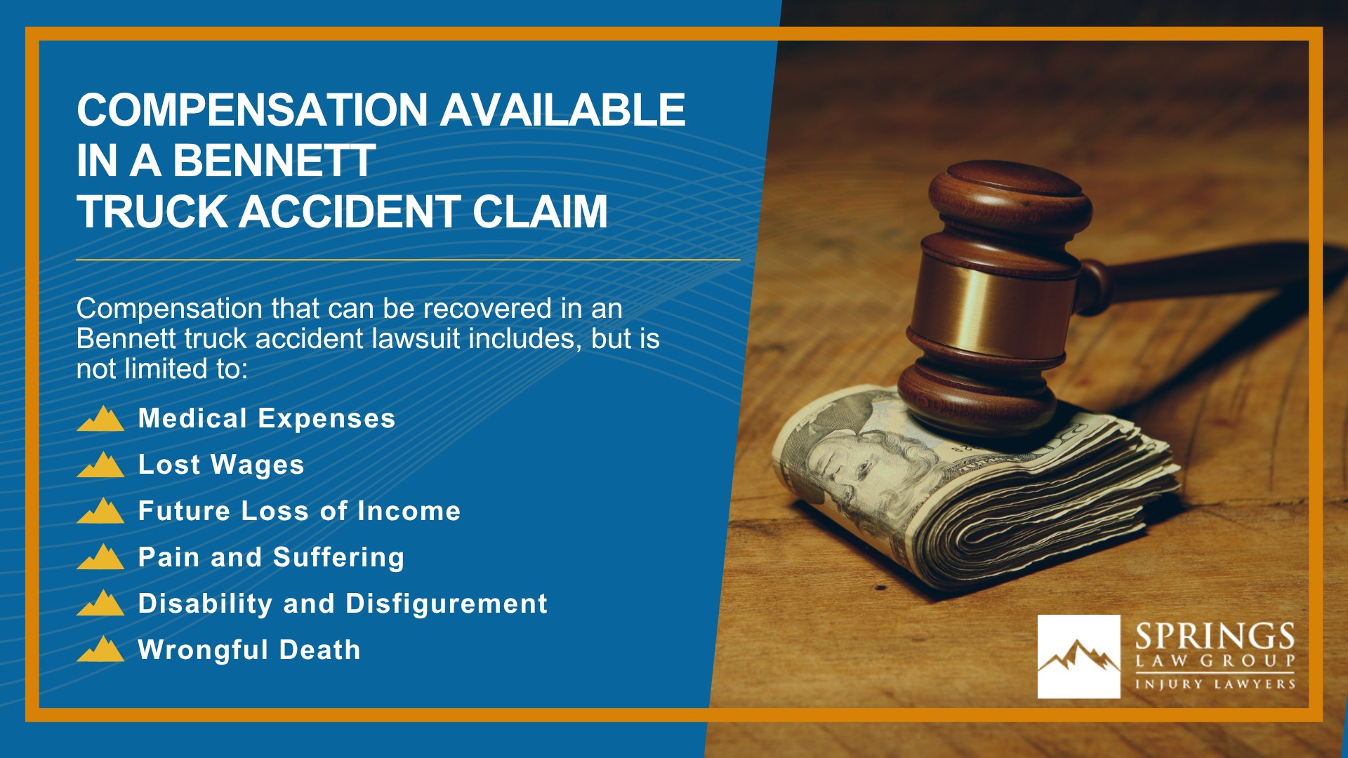 Types of Truck Accidents We Handle in Bennett, Colorado (CO); Common Causes of Trucking Accidents in Bennett, Colorado (CO); Common Injuries Sustained in Bennet Truck Accidents; Liability in Trucking Accidents in Bennet, Colorado; Compensation Available in a Bennet Truck Accident Claim