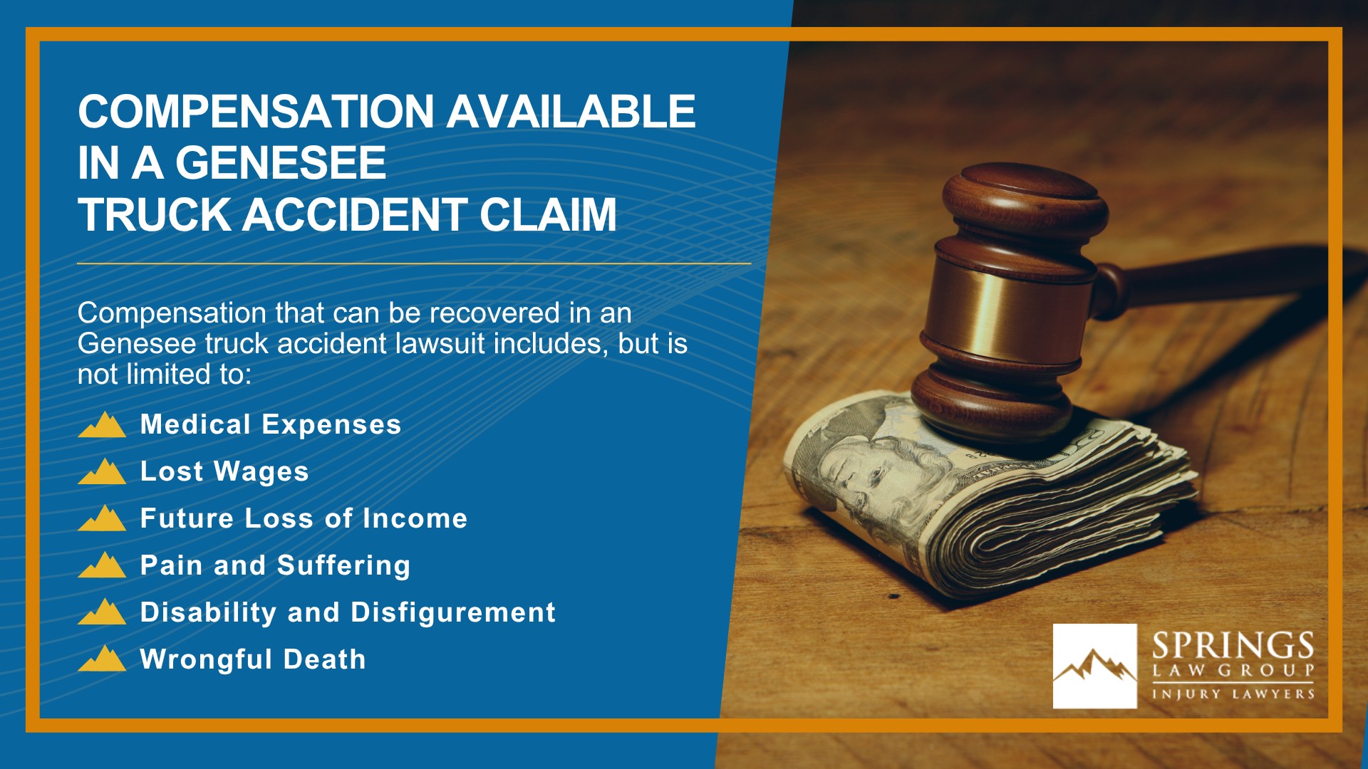 Types of Truck Accidents We Handle in Genesee, Colorado (CO); Common Causes of Trucking Accidents in Genesee, Colorado (CO); Common Injuries Sustained in Genesee Truck Accidents; Liability in Trucking Accidents in Genesee, Colorado; Compensation Available in a Genesee Truck Accident Claim