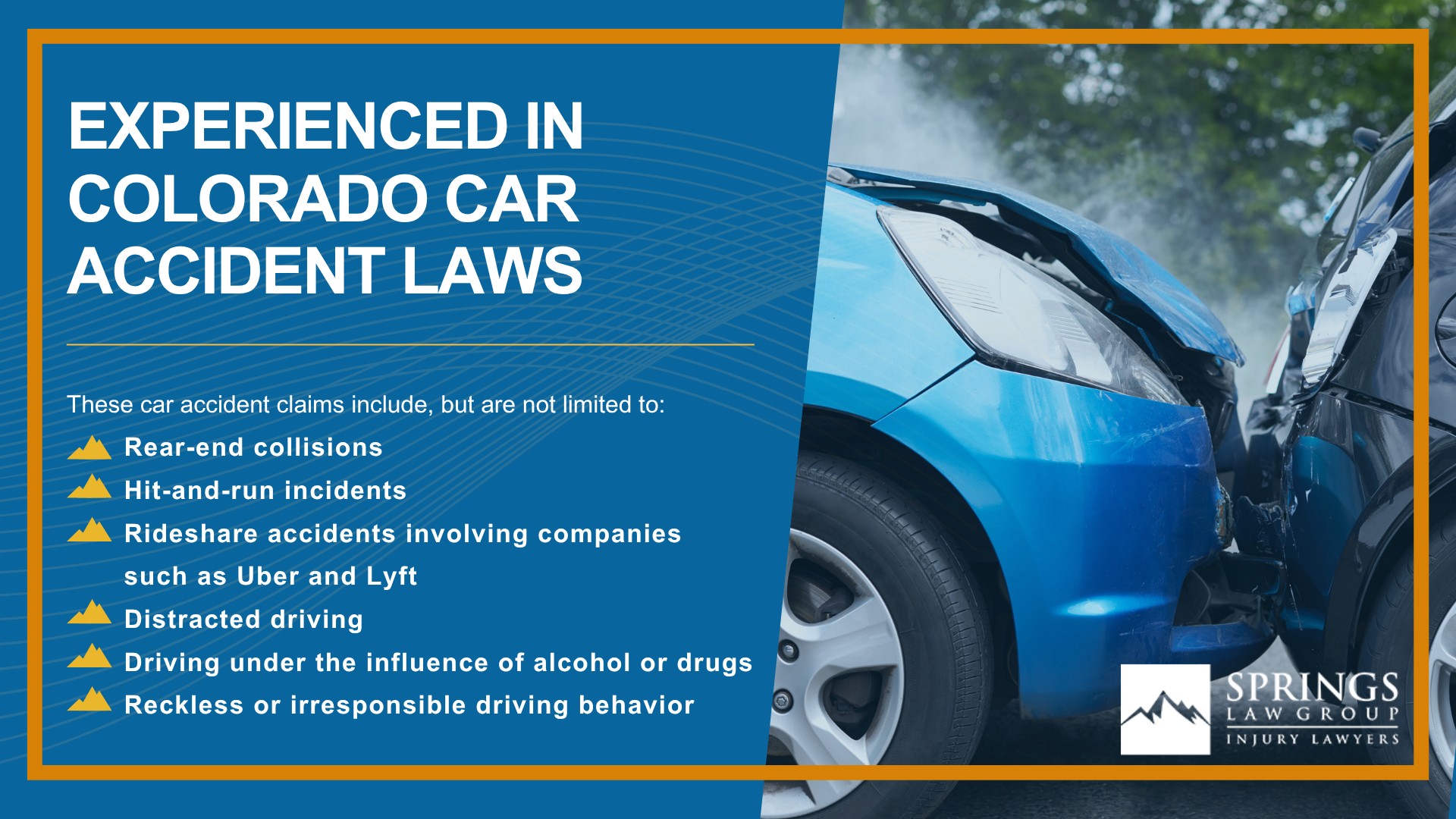Why Hire a Walsenburg Car Accident Lawyer; Experienced in Colorado car accident laws