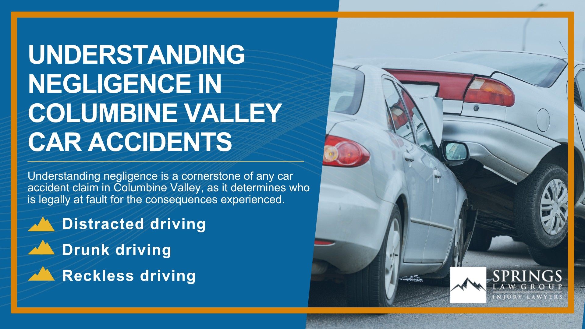 Why Hire a Columbine Valley Car Accident Lawyer; Types of Car Accident Claims in Cimarron HillTypes of Car Accident Claims in Columbine Valley, Colorado (CO)s, Colorado (CO); Understanding Negligence in Columbine Valley Car Accidents