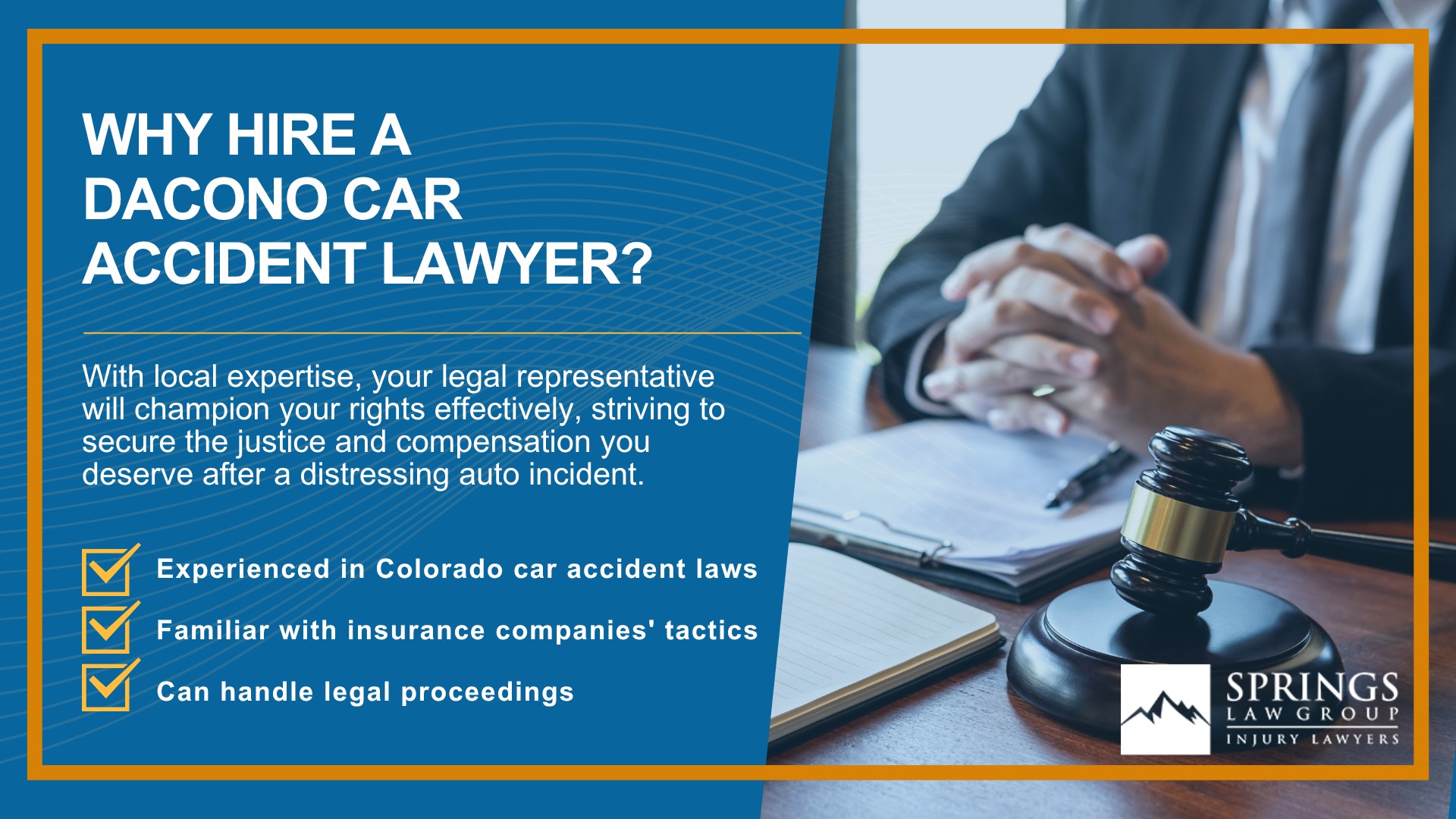 Why Hire a Dacono Car Accident Lawyer
