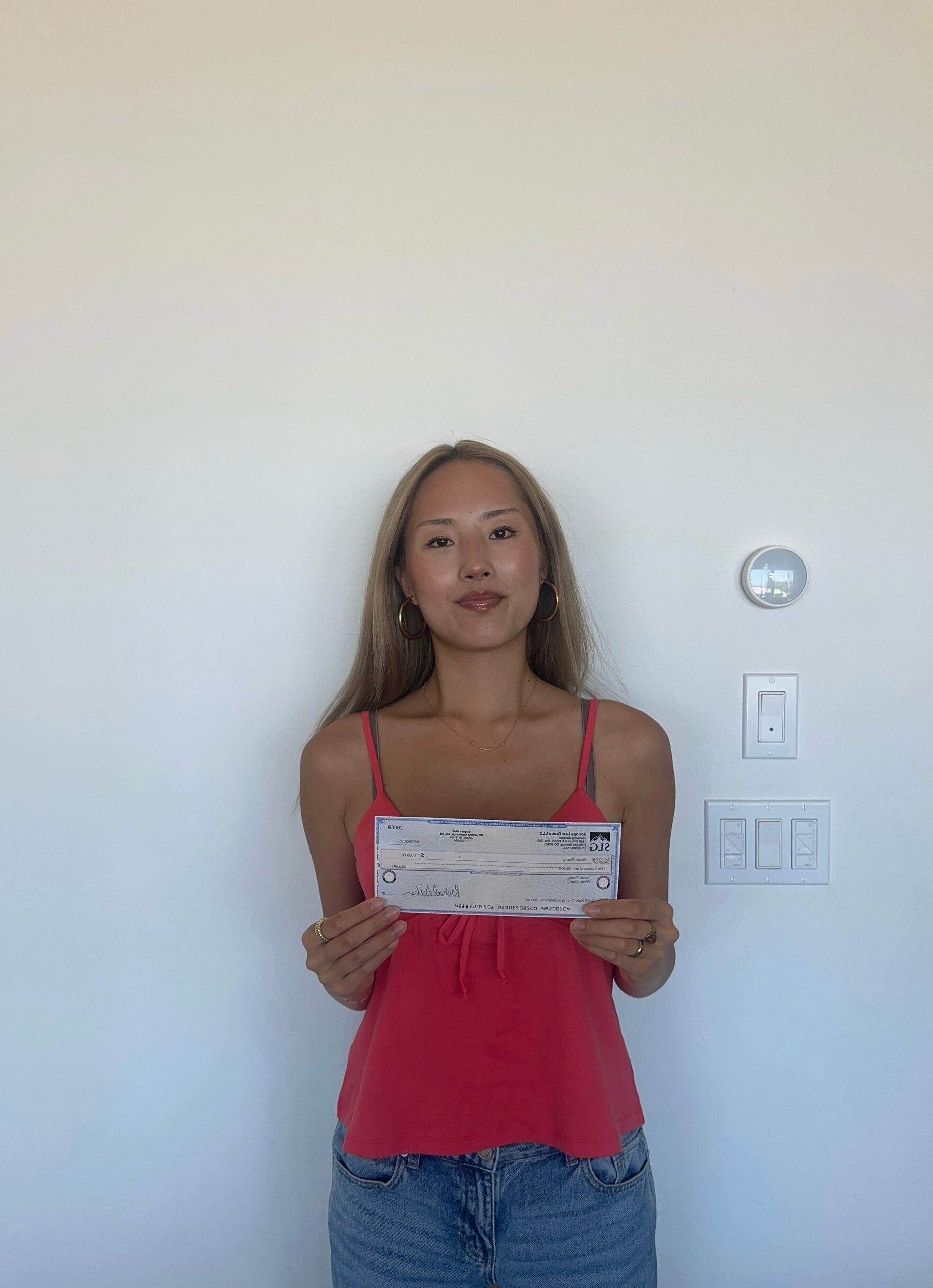 Vivian Zhang - Springs Law Group 2025 Safe Driving Scholarship Winner