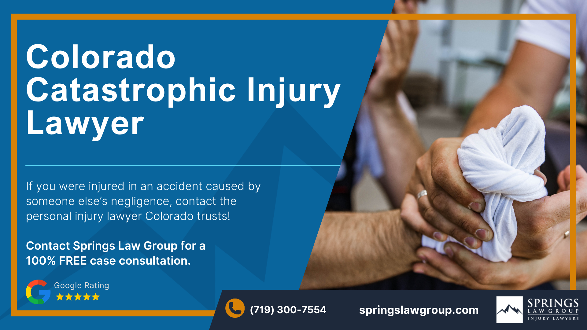 How Do Catastrophic Injuries Occur; Common Catastrophic Injuries; The Legal Process for a Catastrophic Injury Lawsuit in Colorado; Can Family Members File on Behalf of an Injured Person; Do You Qualify for a Catastrophic Injury Lawsuit; Gather Evidence for Your Catastrophic Injury Claim; Types of Damages in Catastrophic Injury Claims; Springs Law Group Colorado Catastrophic Injury Lawyers; Meet Our Team of Colorado Personal Injury Lawyers; Hiring A Personal Injury Lawyer In Welby, Colorado (CO); How Do Catastrophic Injuries Occur; Common Catastrophic Injuries; The Legal Process for a Catastrophic Injury Lawsuit in Colorado; Can Family Members File on Behalf of an Injured Person; Do You Qualify for a Catastrophic Injury Lawsuit; Gather Evidence for Your Catastrophic Injury Claim; Types of Damages in Catastrophic Injury Claims; Common Causes of Pedestrian Accidents in Colorado; Common Injuries Sustained in Pedestrian Accidents; The Legal Process for a Pedestrian Accident Case in Colorado; Gathering Evidence for a Pedestrian Accident Case; Damages in Pedestrian Accident Cases; Common Causes of Bicycle Accidents in Colorado; Common Injuries Sustained in Colorado Bike Crashes; The Legal Process for a Bicycle Accident Case in Colorado; Gathering Evidence for a Pedestrian Accident Case; Damages in Bicycle Accident Cases; Steps to Take After Being Injured in a Premises Liability Accident; Common Premises Liability Cases; What is the Legal Basis for a Premises Liability Claim; The Legal Process for a Premises Liability Lawsuit in Colorado; Evidence in Premises Liability Cases; Damages in Premises Liability Cases; Do You Qualify for a Premises Liability Lawsuit; How Do Traumatic Brain Injuries Occur; The Types of Traumatic Brain Injuries Explained; Who Qualifies for a Traumatic Brain Injury Lawsuit in Colorado; Springs Law Group Experienced TBI Attorney in Colorado; What is the Legal Process for Uber and Lyft Accidents in Colorado; Do You Qualify to File an Uber Accident Claim; Gathering Evidence for an Uber Accident Case; Damages in Uber Accident Cases; Springs Law Group_ Colorado Uber Accident Lawyer; What is the Legal Process for Lyft Accidents in Colorado; Do You Qualify for a Lyft Accident Case; Gathering Evidence for a Lyft Car Accident Claim; Damages in Lyft Accident Cases; Springs Law Group_ Experienced Rideshare Accident Attorney; Steps to Take After Being Injured in a Rideshare Car Accident; Relevant Colorado Laws for Rideshare Accident Cases; Relevant Colorado Laws for Rideshare Accident Cases (2); Do You Qualify to File a Rideshare Accident Claim; Gathering Evidence for a Rideshare Accident Case; Damages in Rideshare Accident Cases; Springs Law Group_ Colorado Rideshare Accident Lawyer; Understanding Rental Car Accidents in Colorado; Types of Rental Car Accidents and How Liability Is Determined; Determining Fault and Insurance Coverage After a Rental Car Crash; Do You Qualify for a Rental Car Accident Claim; Gathering Evidence for a Rental Car Accident Case; Damages in Rental Car Accident Claims; Springs Law Group_ Rental Car Accident Lawyer; Colorado Winter Driving Laws and Traction Requirements; Vehicle Preparation and Maintenance; Driving Behavior and Techniques; Preparing for Emergencies; Colorado Winter Driving Laws and Legal Responsibilities; The Most Dangerous Areas in Colorado for Winter Driving; Springs Law Group_ Contact Us If You've Been Injured Through No Fault of Your Own