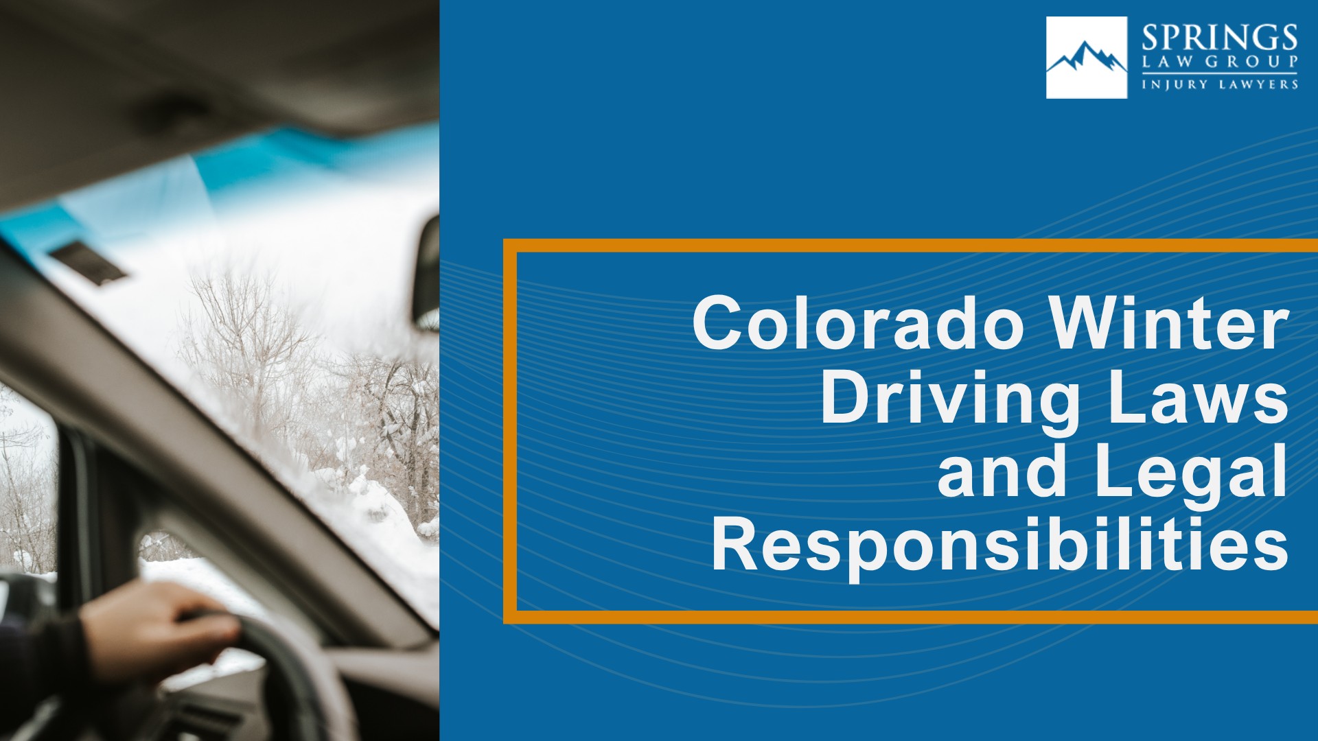 Colorado Winter Driving Laws and Traction Requirements; Vehicle Preparation and Maintenance; Driving Behavior and Techniques; Preparing for Emergencies; Colorado Winter Driving Laws and Legal Responsibilities